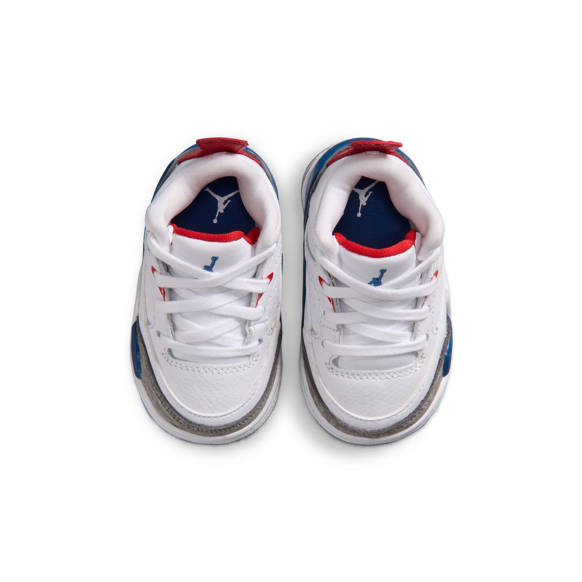 Jordan Son of Mars "White/True Blue/Varsity Red" Toddler Boys' Shoe - WHITE/BLUE