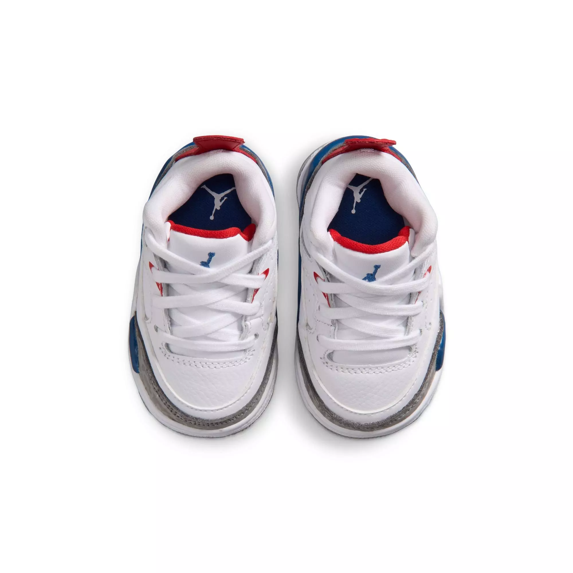 Jordan Son of Mars "White/True Blue/Varsity Red" Toddler Boys' Shoe - WHITE/BLUE