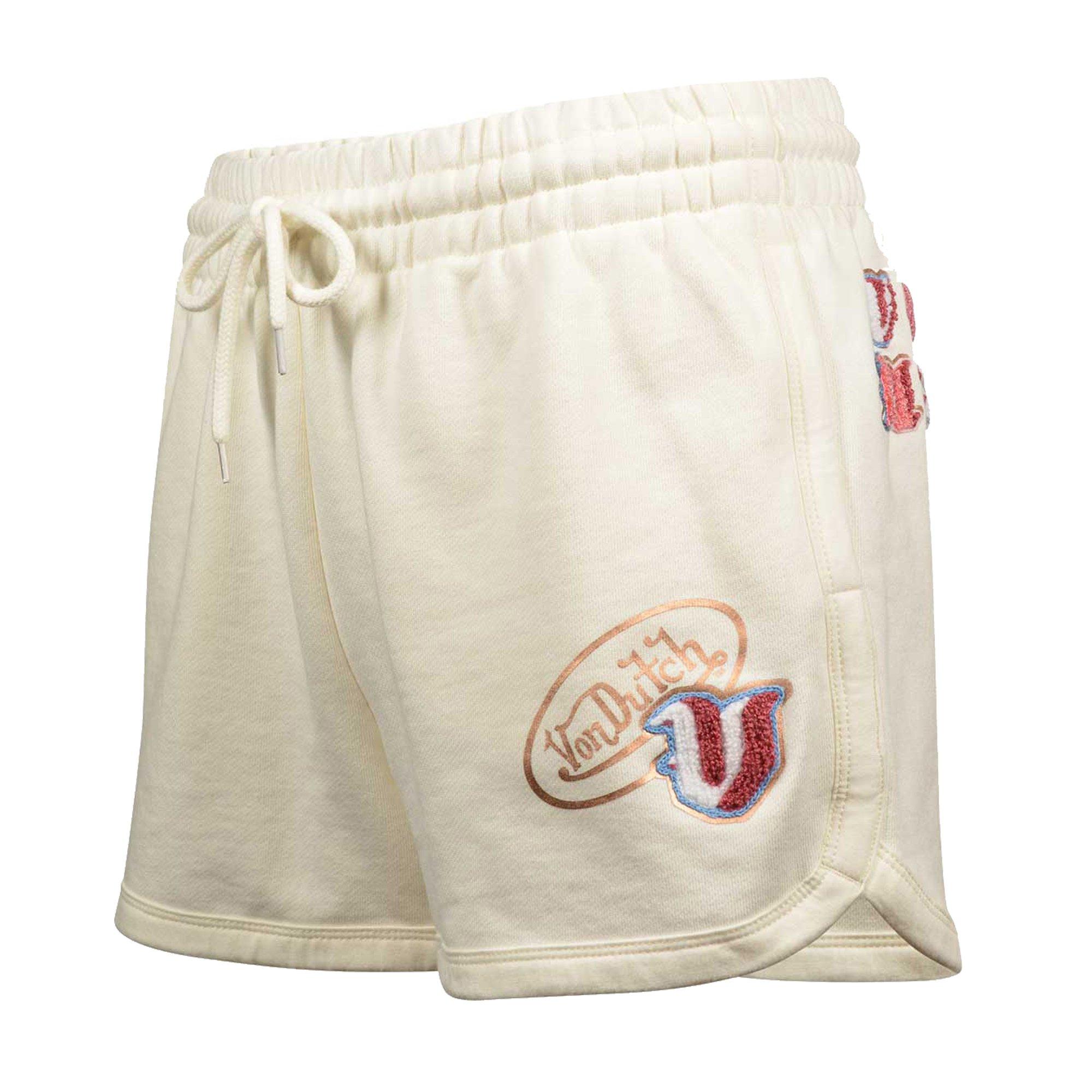 Von Dutch Women's Rose Gold Shorts - CREAM Thumbnail View 3