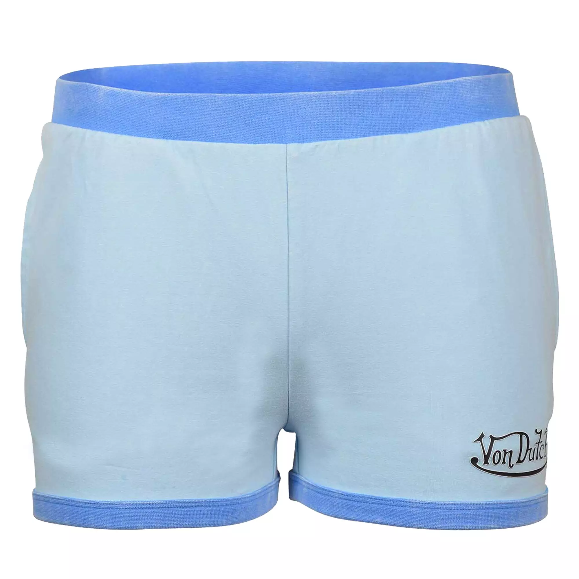 Von Dutch Women's High OG Shorts - Blue - BLUE
