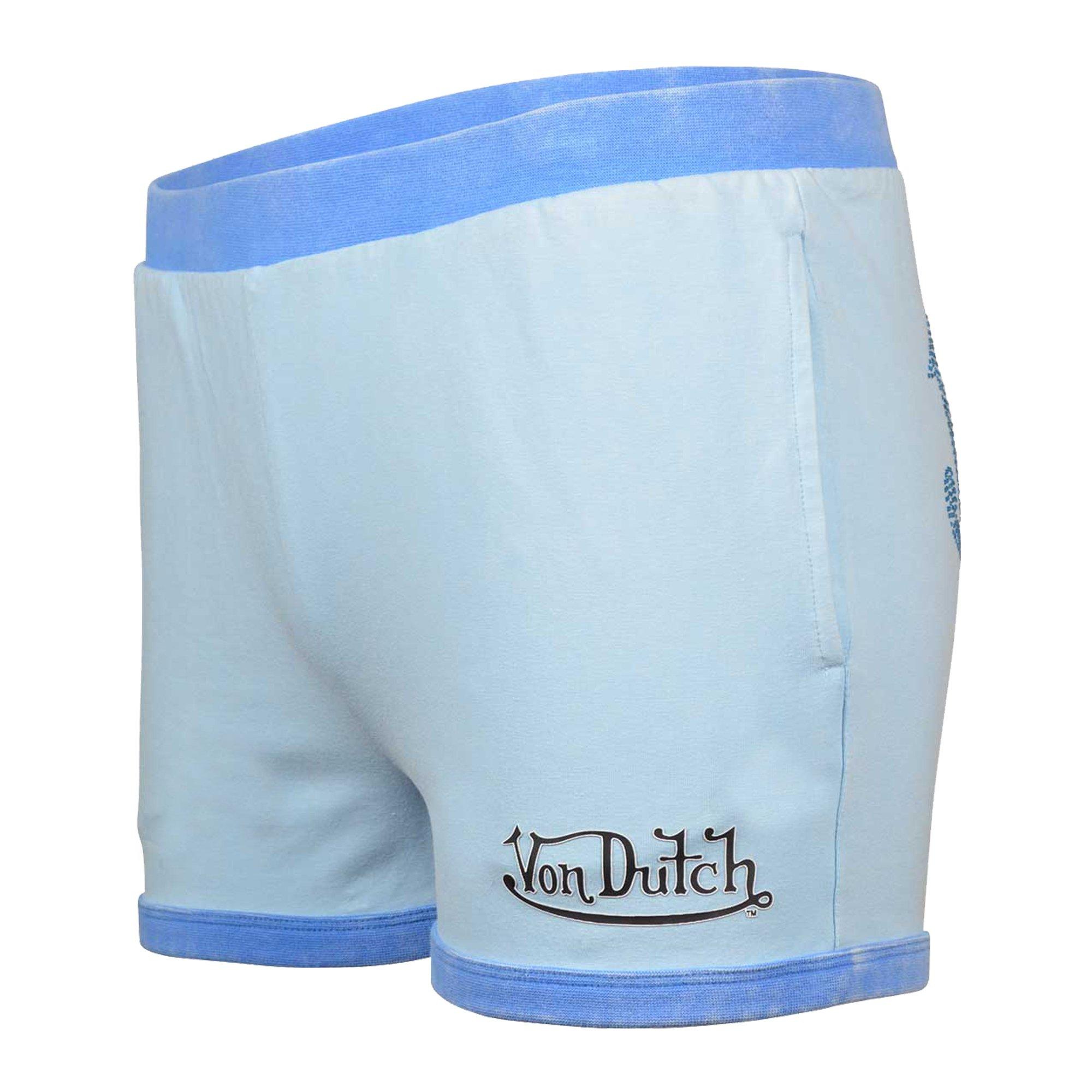 Von Dutch Women's High OG Shorts - Blue - BLUE Thumbnail View 3