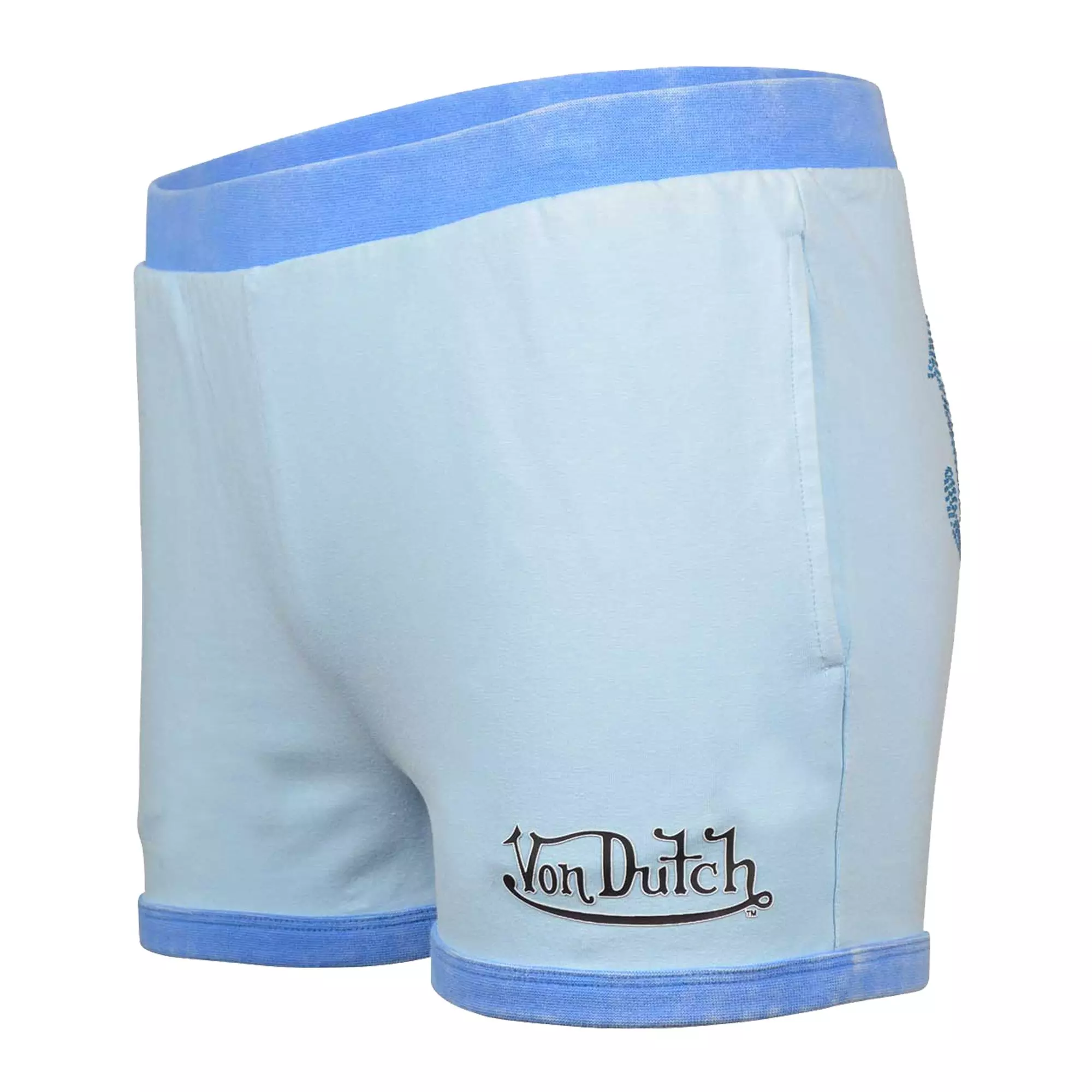 Von Dutch Women's High OG Shorts - Blue - BLUE