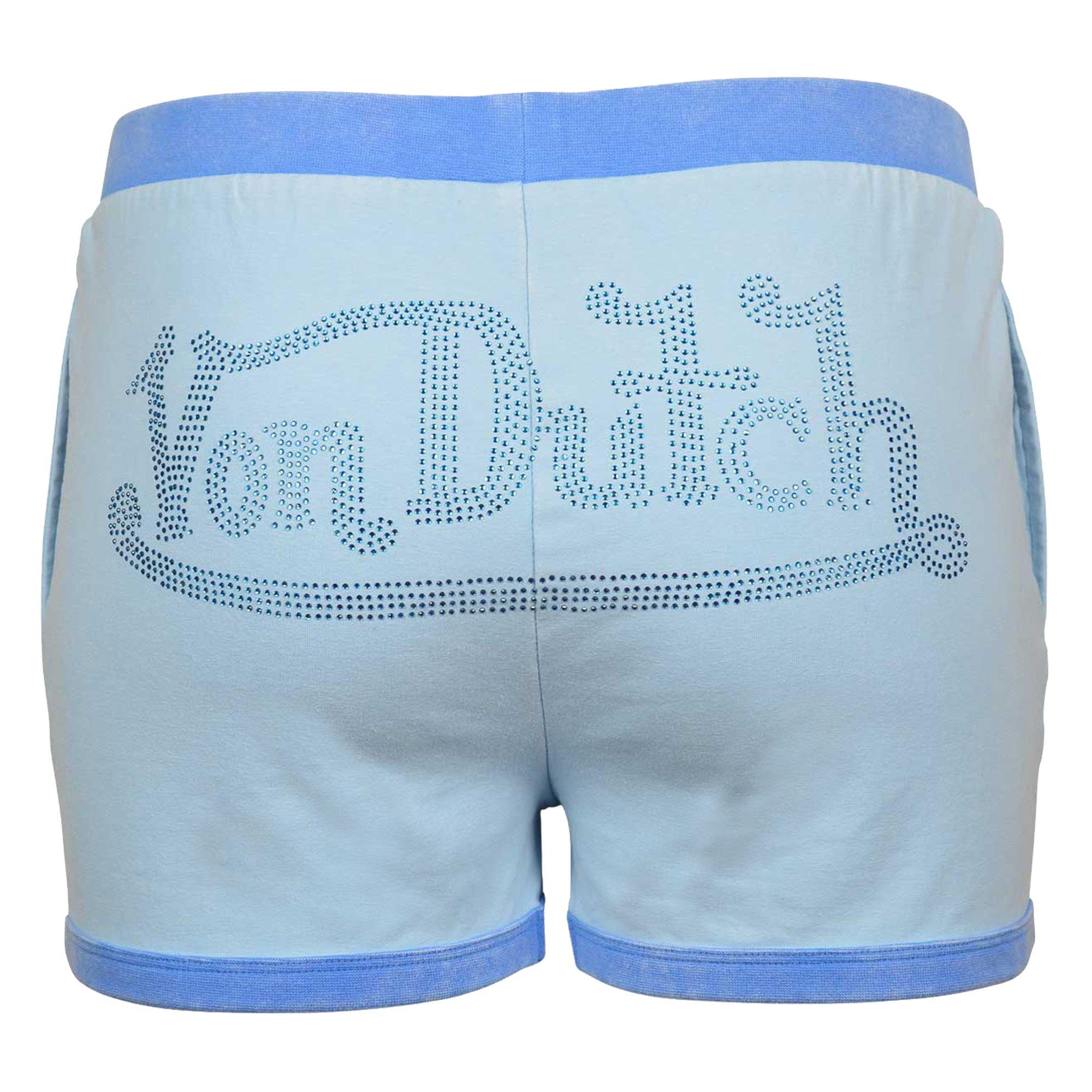Von Dutch Women's High OG Shorts - Blue - BLUE Thumbnail View 2
