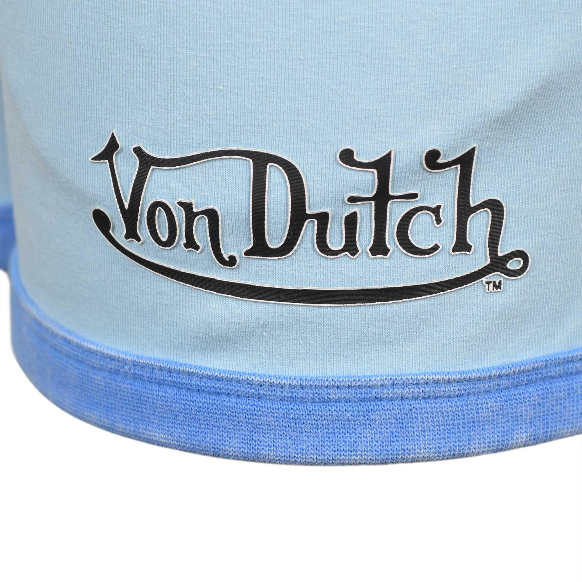 Von Dutch Women's High OG Shorts - Blue - BLUE Thumbnail View 4