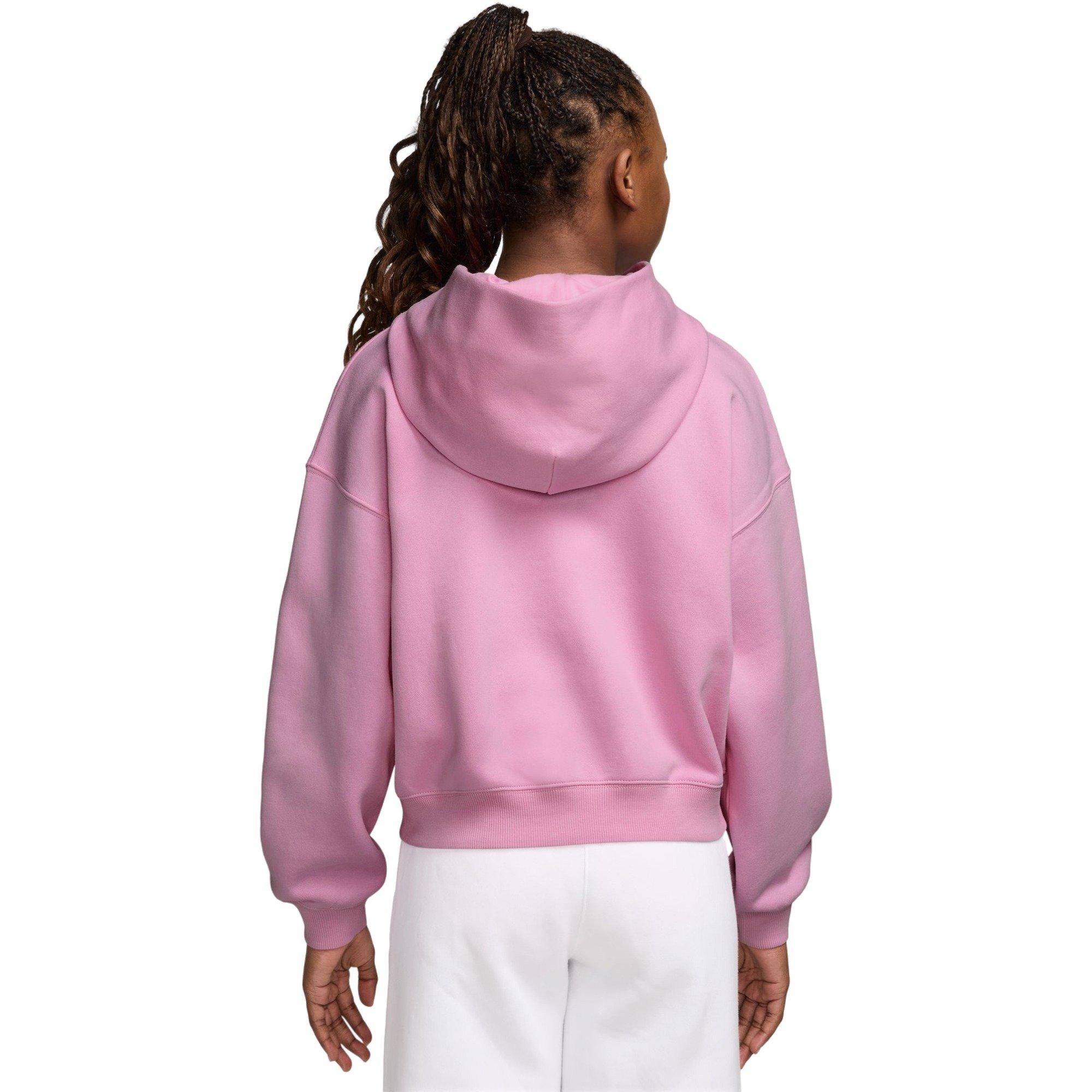 Nike Sportswear Studio Oversized Fleece Full-Zip Big Girls' Jacket
