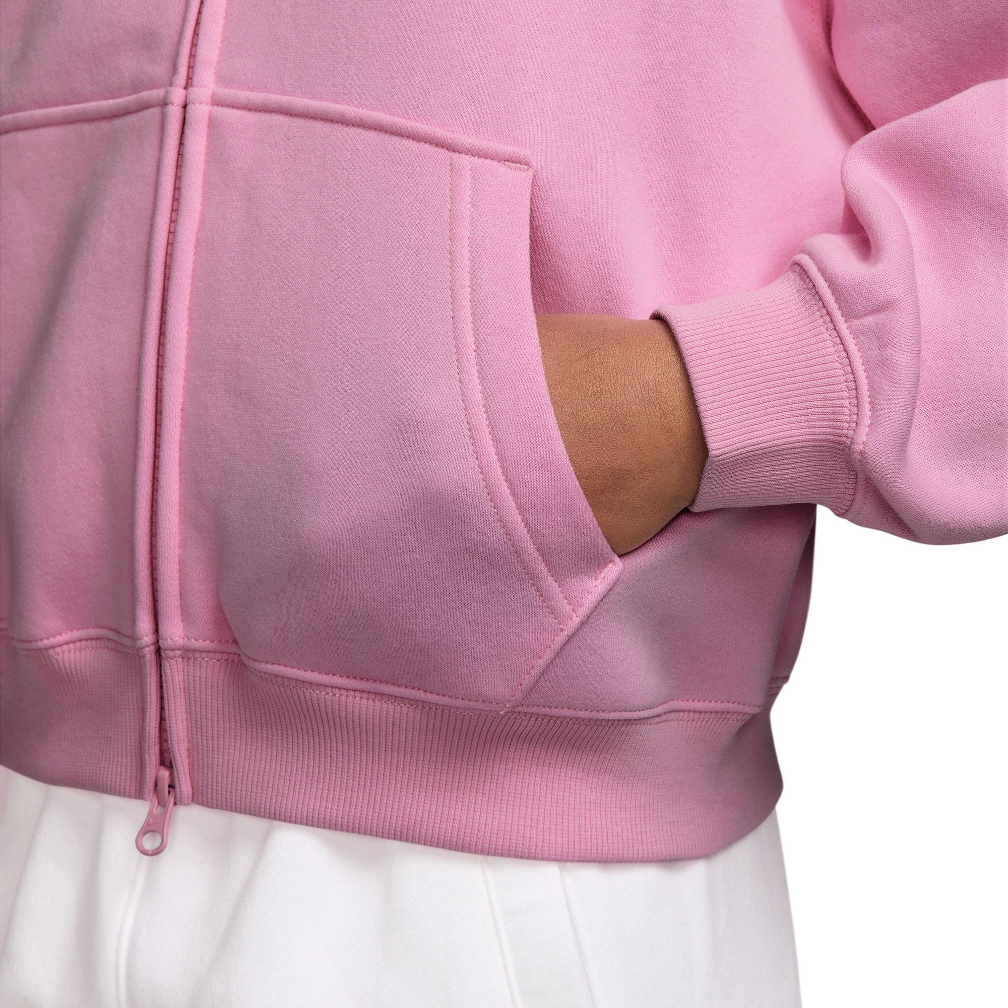 Nike Sportswear Studio Oversized Fleece Full-Zip Big Girls' Jacket