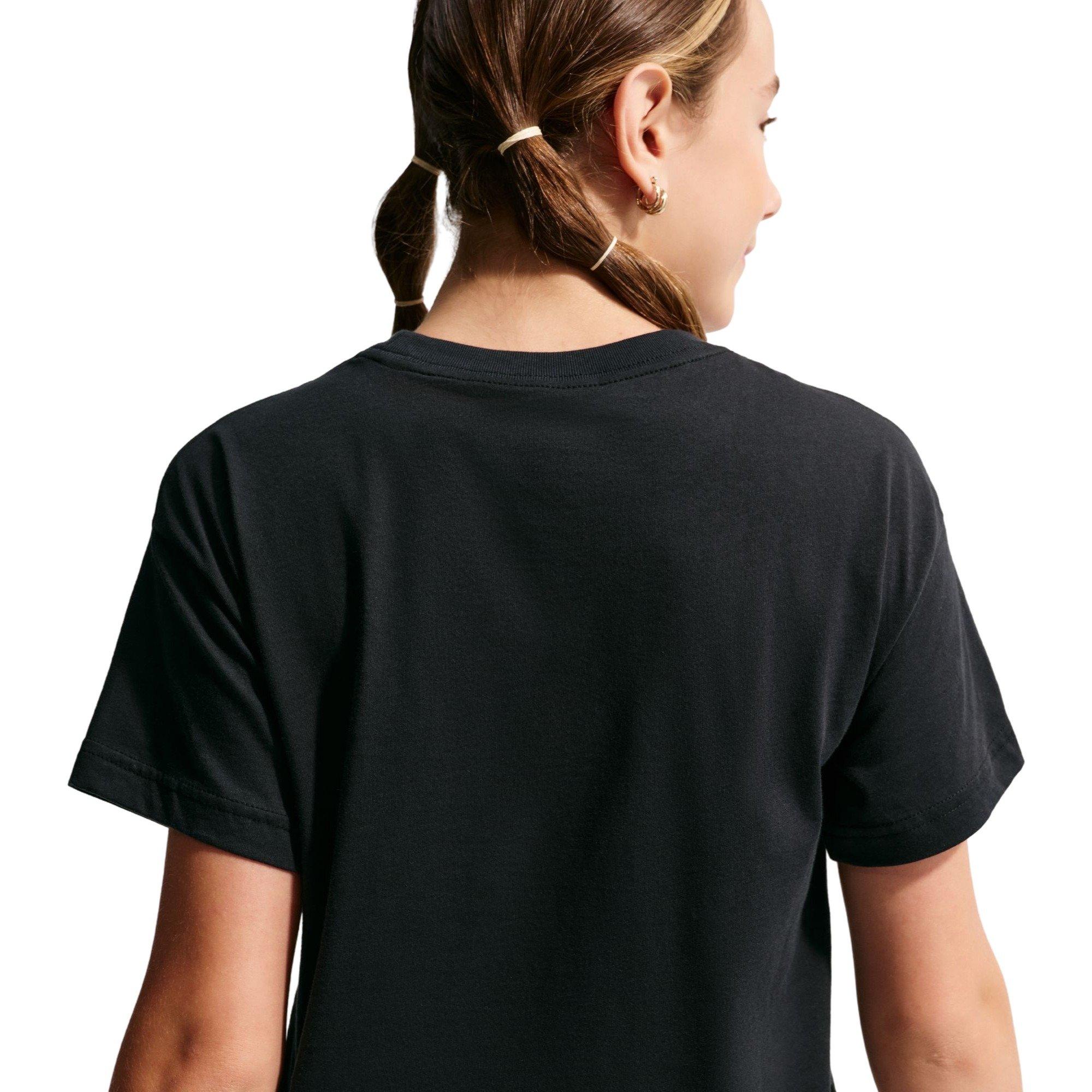 Nike Sportswear Cheetah Print Boxy Big Girls' Tee