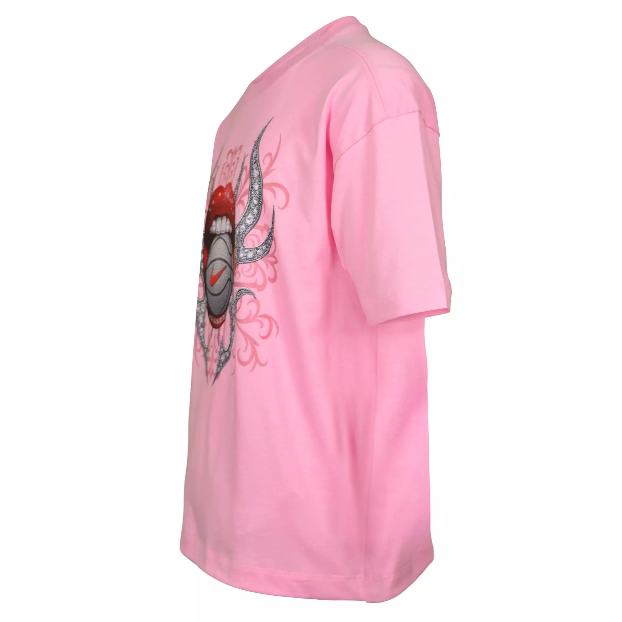 Nike Big Girls' Glam Dunk Oversized Tee - PINK