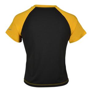 FA26 RAGLN TEE PLAID - BLK/YLLW - BLACK/YELLOW
