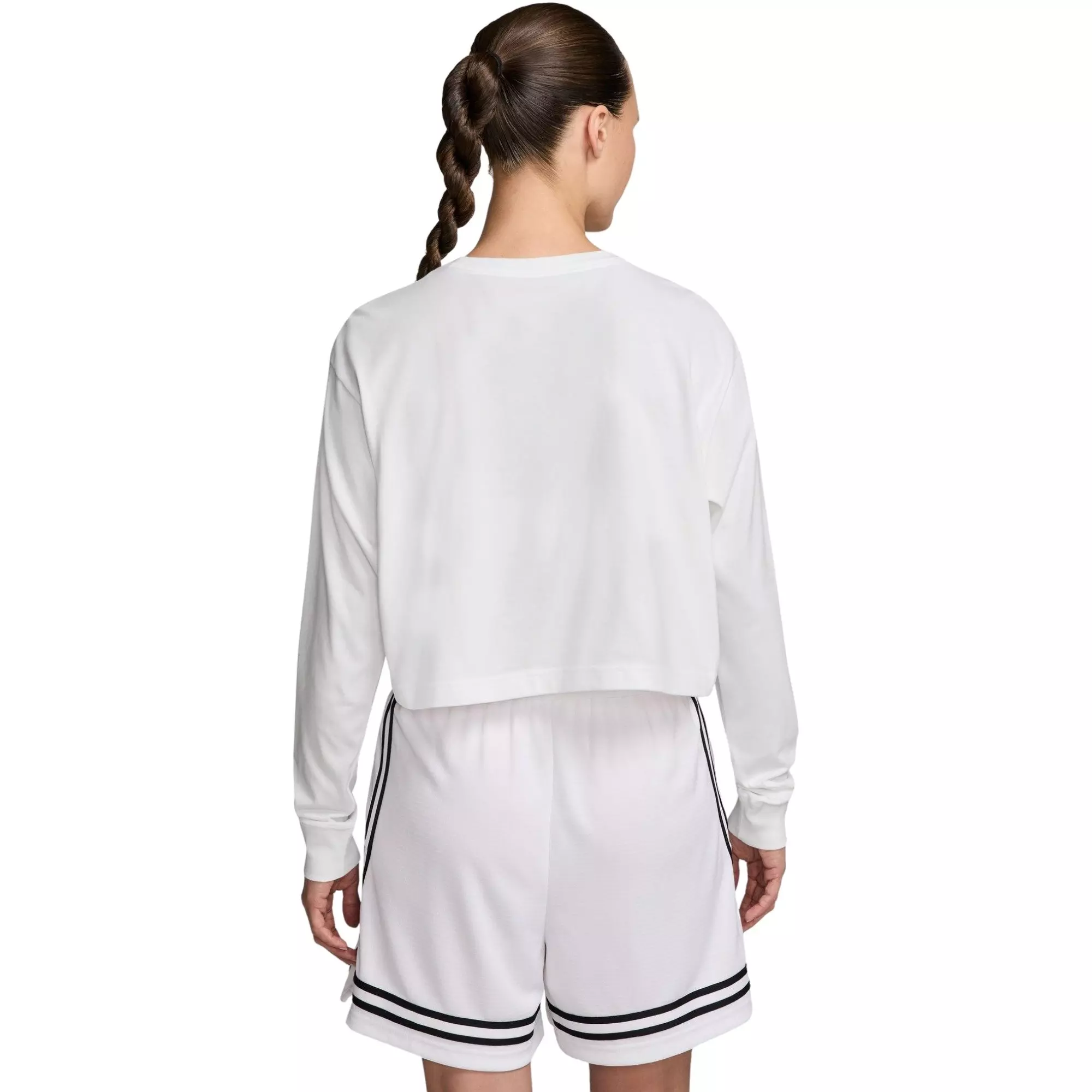 Nike Women's A'Ja Move Long-Sleeve Basketball Tee - WHITE