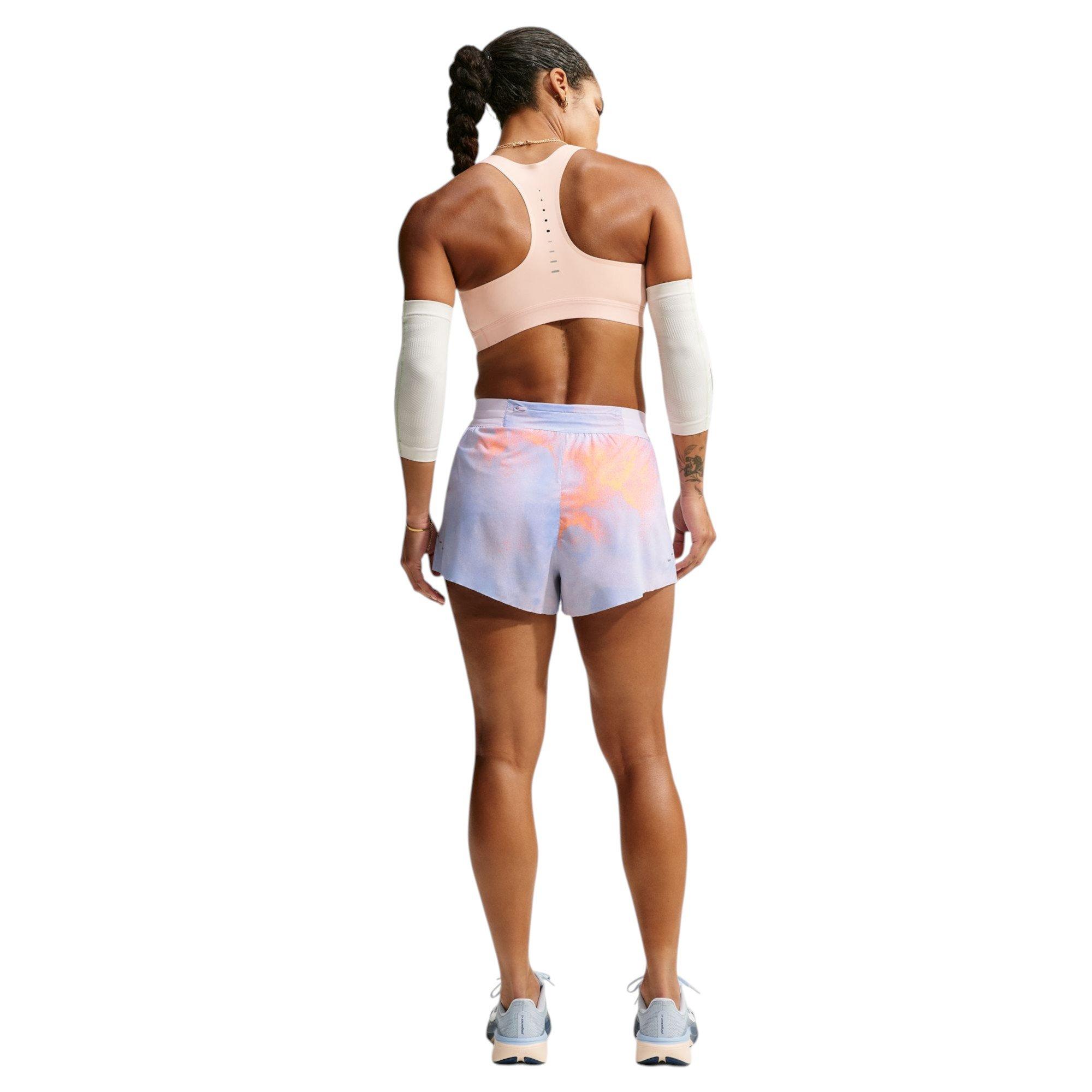 Nike Women's Swift Printed Shorts - Multi - BLUE/ORANGE