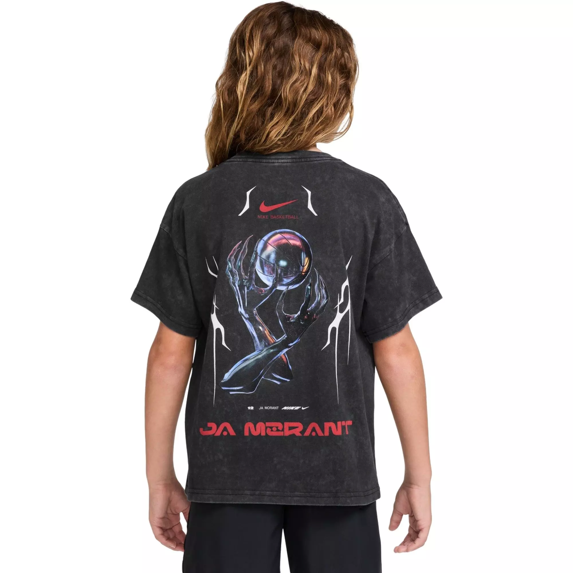 Nike Ja Worst Nightmare Big Kids' Tee - BLACK