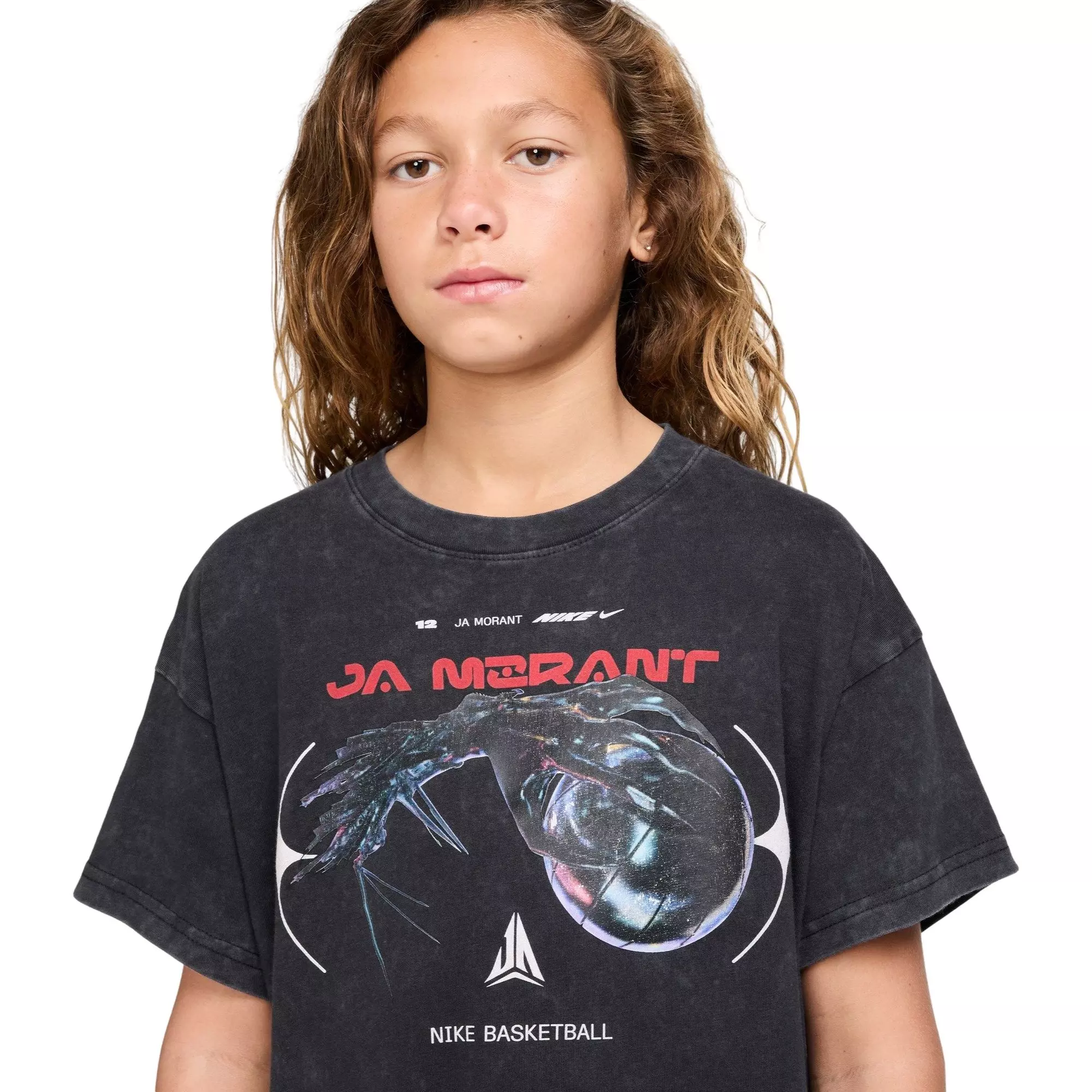 Nike Ja Worst Nightmare Big Kids' Tee - BLACK