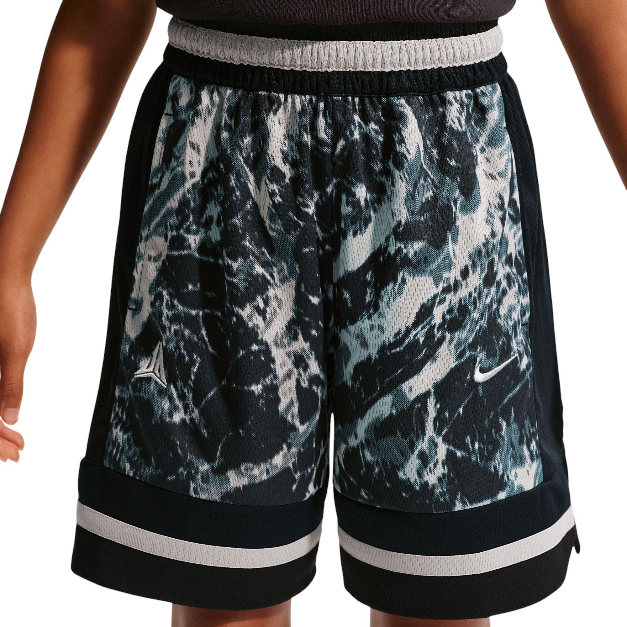 Nike Ja Worst Nightmare Dri-FIT Big Kids' Basketball Shorts - BLACK/GREY