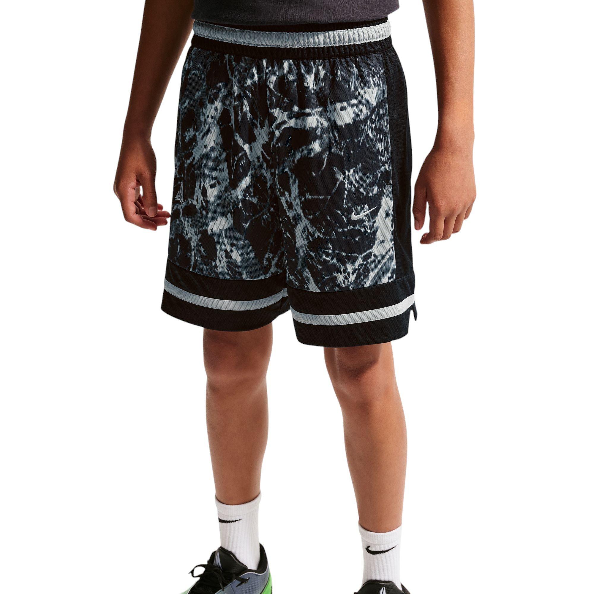 Nike Ja Worst Nightmare Dri-FIT Big Kids' Basketball Shorts - BLACK/GREY