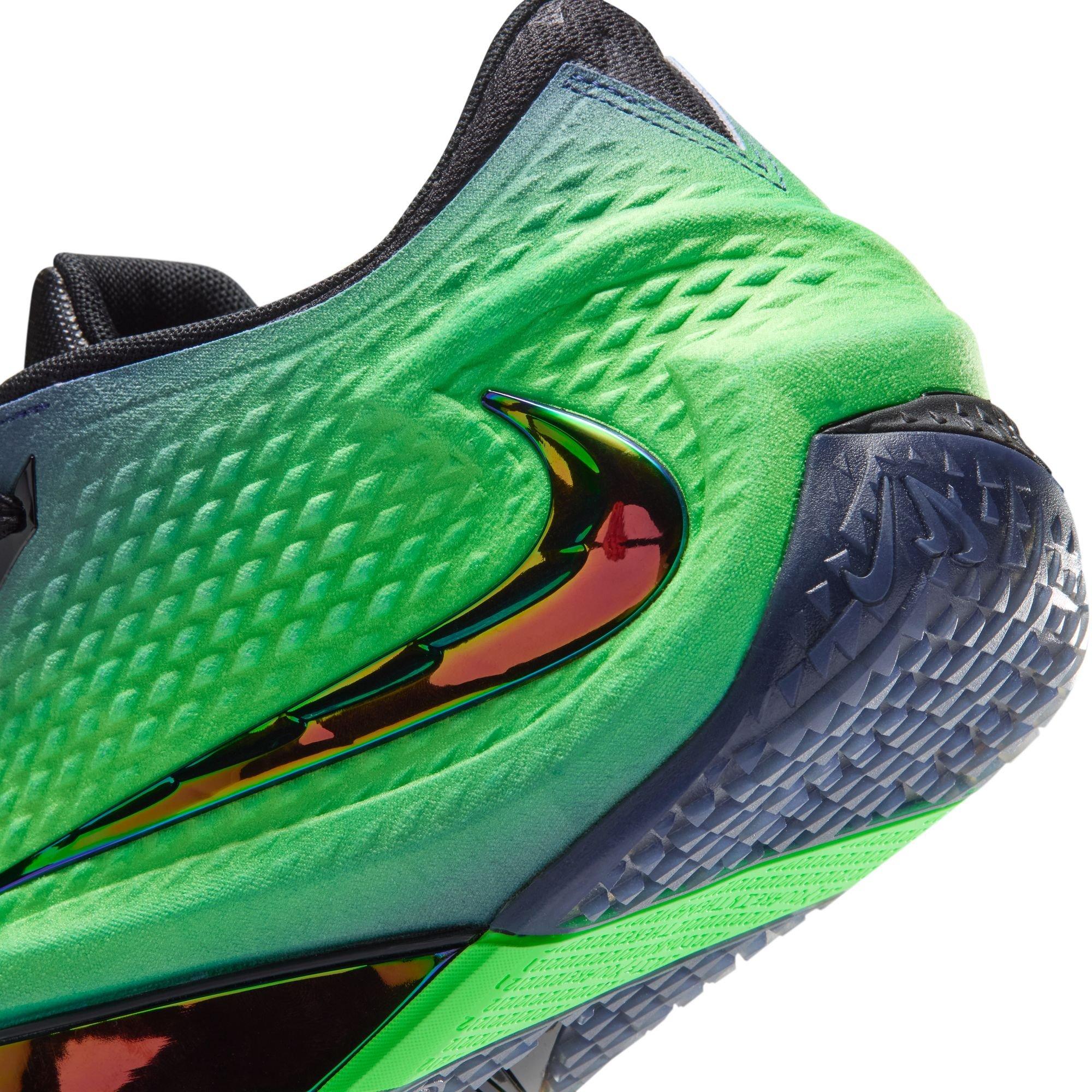 Nike Ja 4 "Nightmare" Men's Basketball Shoe - OBSIDIAN/MULTI-COLOR/BLACK/VOLTAGE GREEN