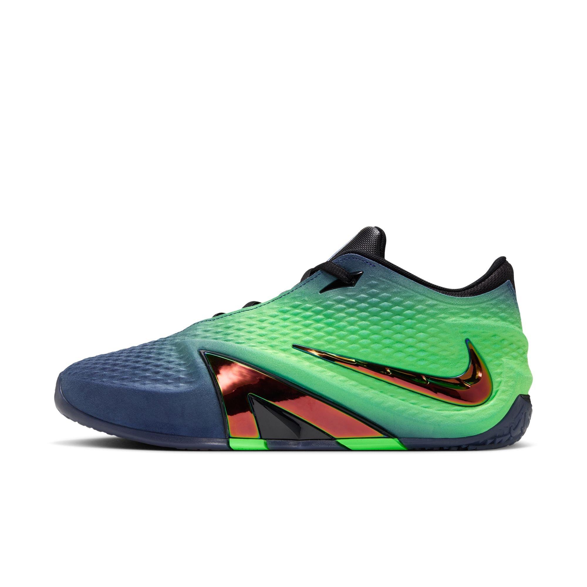 Nike Ja 4 "Nightmare" Men's Basketball Shoe - OBSIDIAN/MULTI-COLOR/BLACK/VOLTAGE GREEN