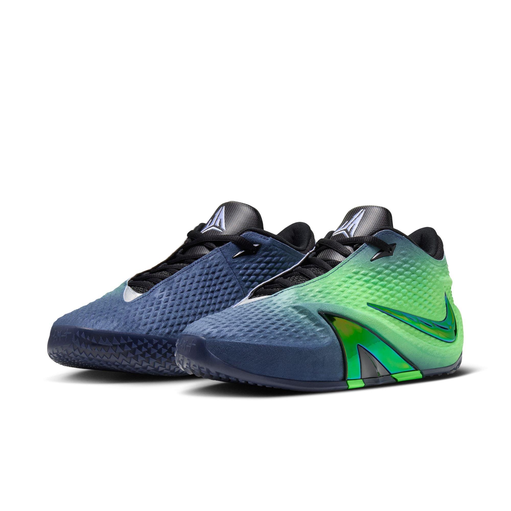 Nike Ja 4 "Nightmare" Men's Basketball Shoe - OBSIDIAN/MULTI-COLOR/BLACK/VOLTAGE GREEN