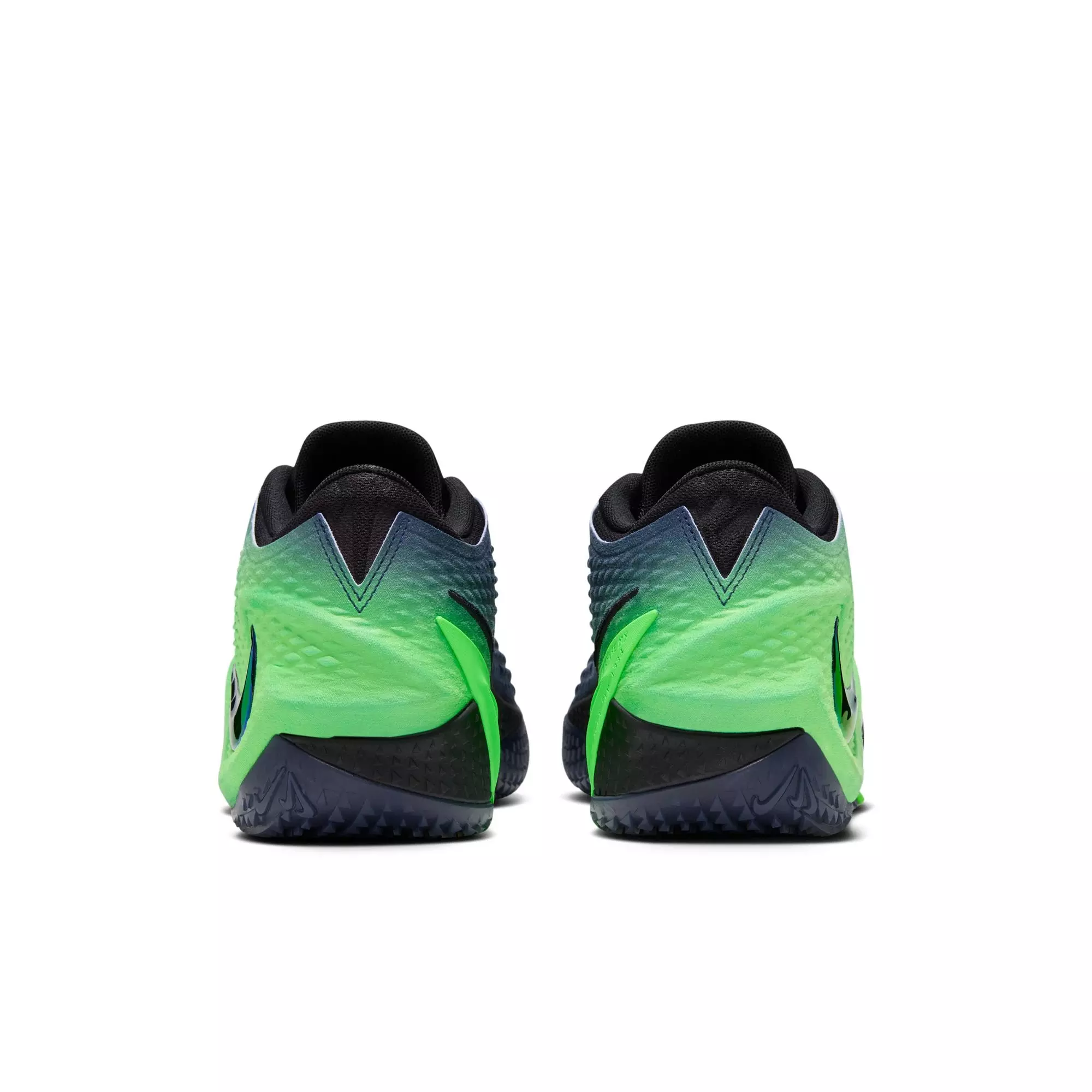 Nike Ja 4 "Nightmare" Men's Basketball Shoe - OBSIDIAN/MULTI-COLOR/BLACK/VOLTAGE GREEN