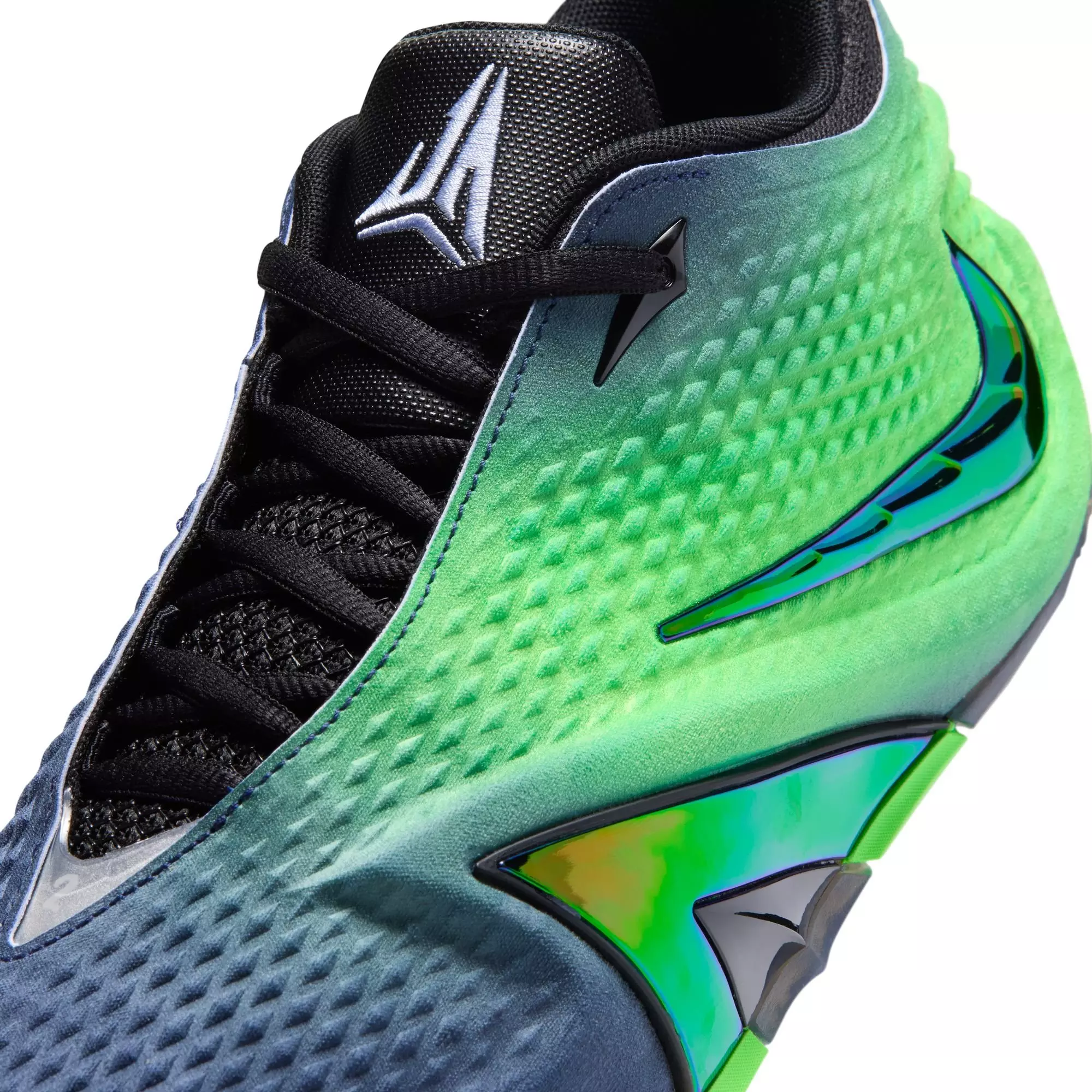 Nike Ja 4 "Nightmare" Men's Basketball Shoe - OBSIDIAN/MULTI-COLOR/BLACK/VOLTAGE GREEN
