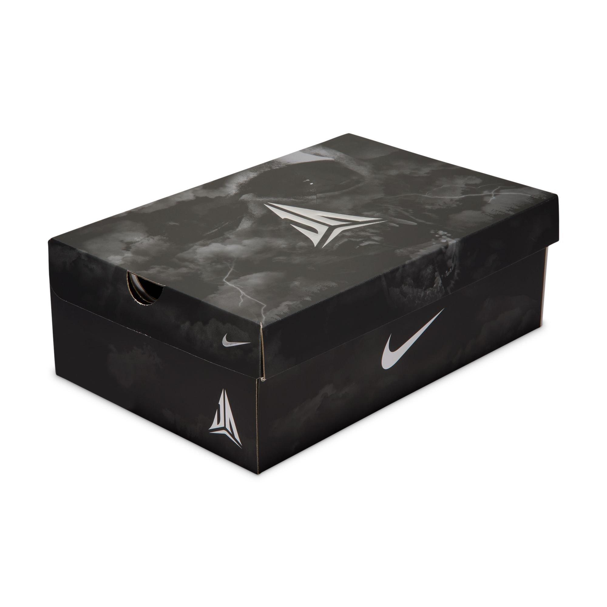 Nike Ja 4 "Dark Mode" Men's Basketball Shoe - BLACK/METALLIC SILVER/COBALT BLISS
