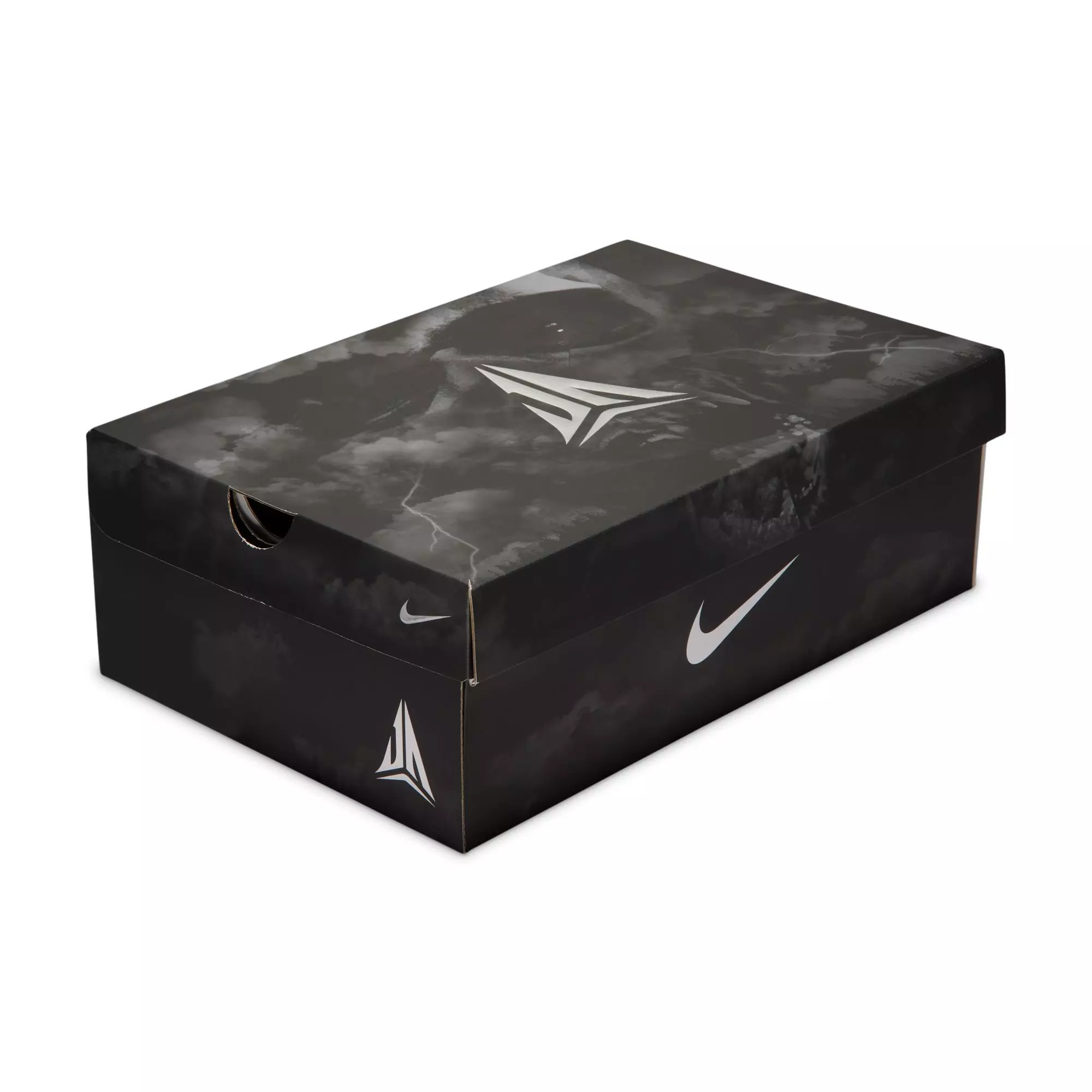 Nike Ja 4 "Dark Mode" Men's Basketball Shoe - BLACK/METALLIC SILVER/COBALT BLISS