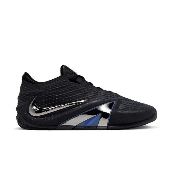 Nike Ja 4 "Dark Mode" Men's Basketball Shoe - BLACK/METALLIC SILVER/COBALT BLISS