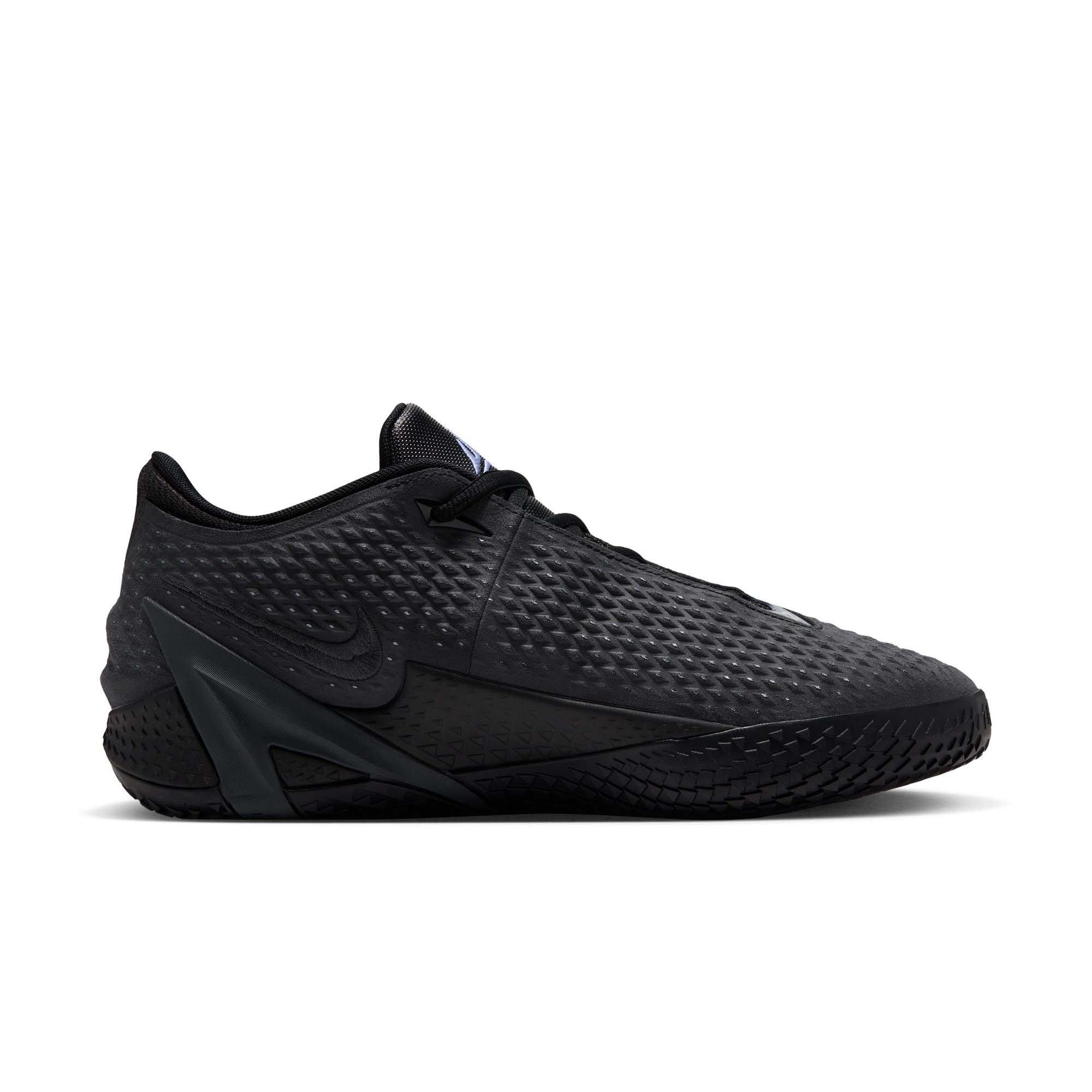 Nike Ja 4 "Dark Mode" Men's Basketball Shoe - BLACK/METALLIC SILVER/COBALT BLISS