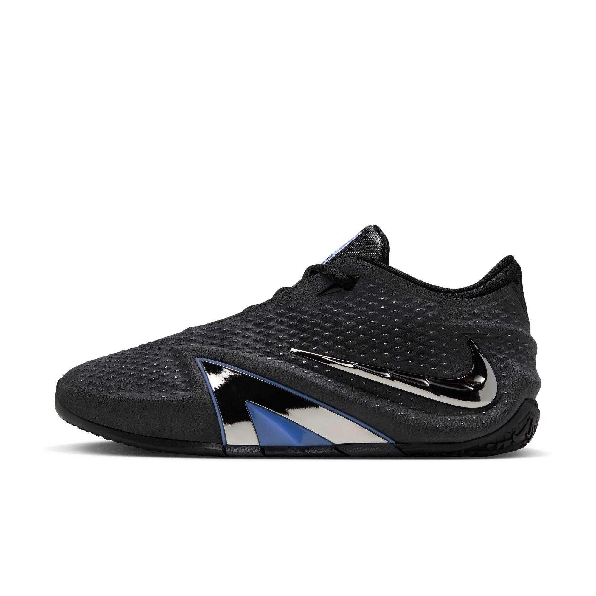 Nike Ja 4 "Dark Mode" Men's Basketball Shoe - BLACK/METALLIC SILVER/COBALT BLISS