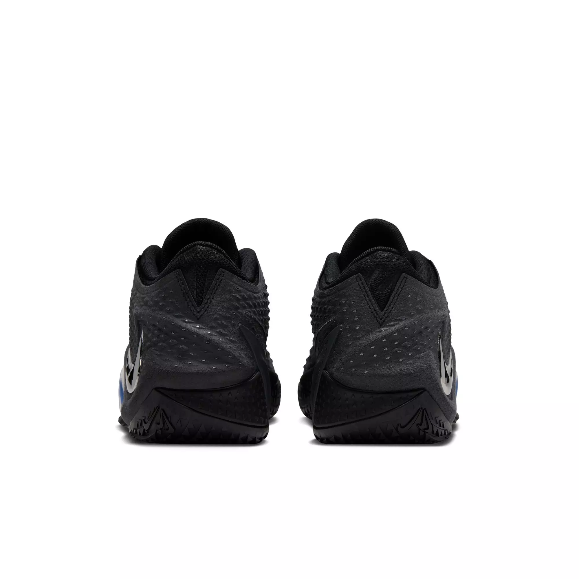 Nike Ja 4 "Dark Mode" Men's Basketball Shoe - BLACK/METALLIC SILVER/COBALT BLISS