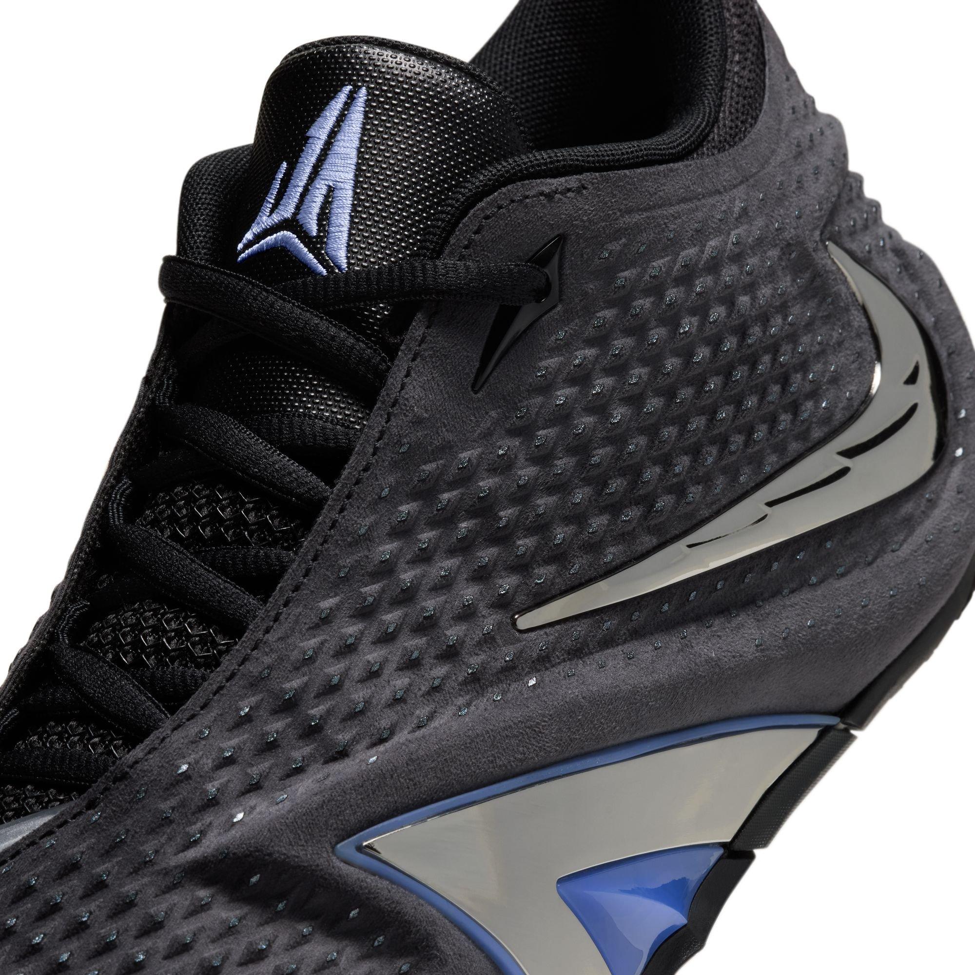 Nike Ja 4 "Dark Mode" Men's Basketball Shoe - BLACK/METALLIC SILVER/COBALT BLISS
