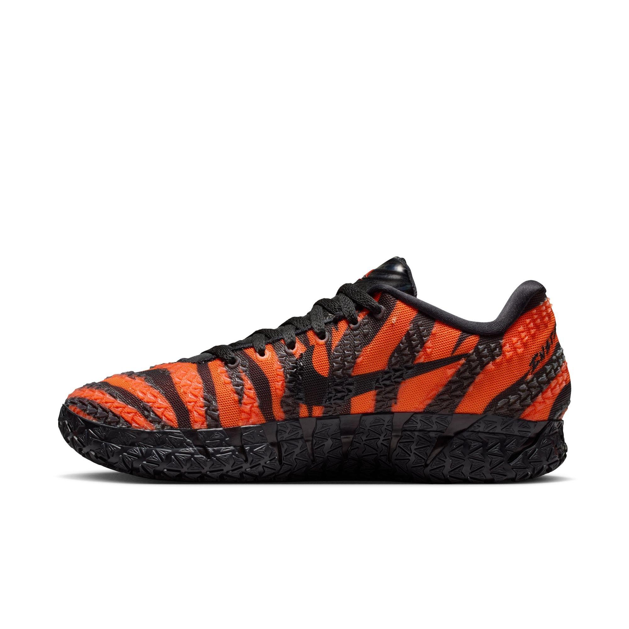 Nike Ja 3 "Tiger" Men's Basketball Shoe - SAFETY ORANGE/BLACK/UNIVERSITY RED Thumbnail View 5