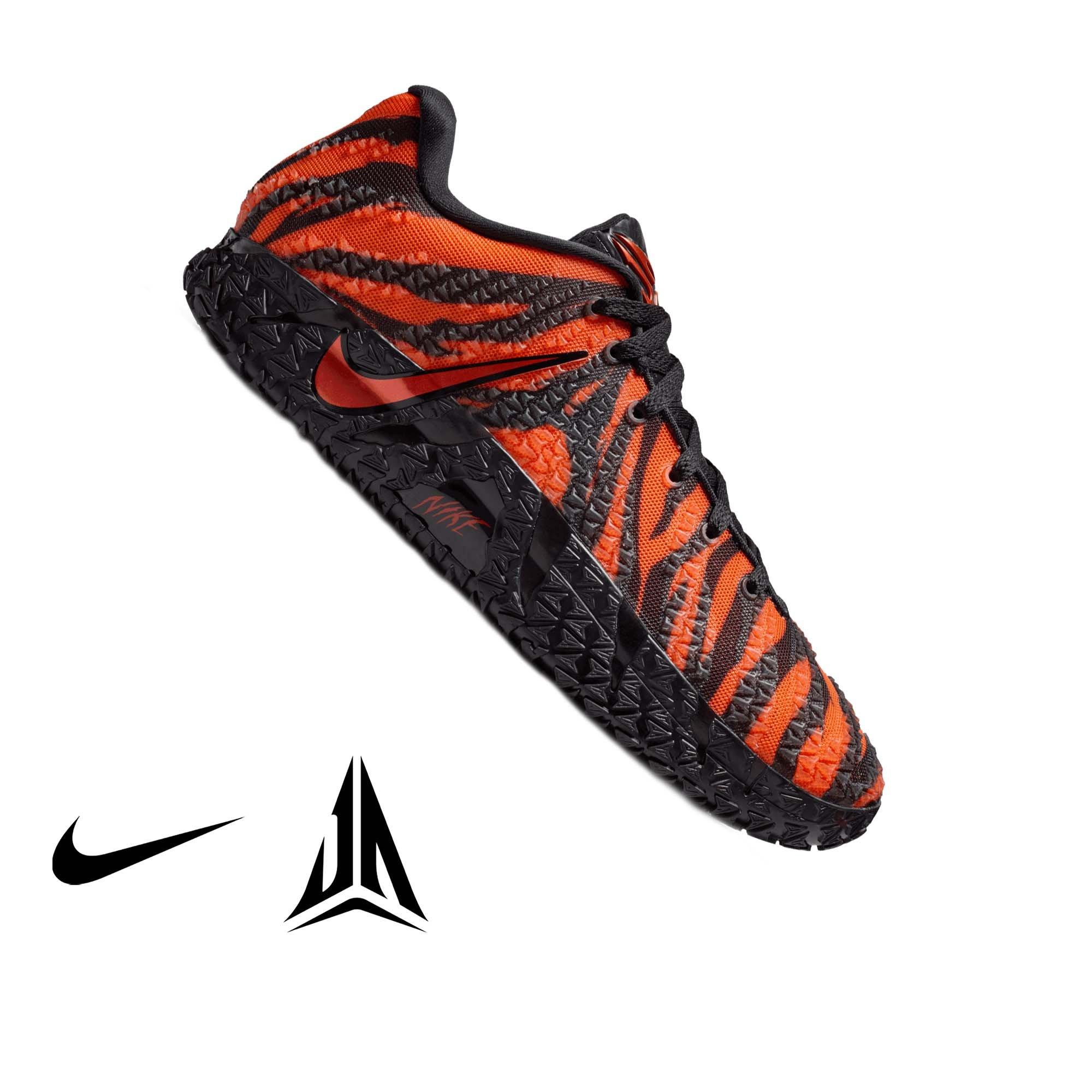 Nike Ja 3 "Tiger" Men's Basketball Shoe - SAFETY ORANGE/BLACK/UNIVERSITY RED Thumbnail View 1