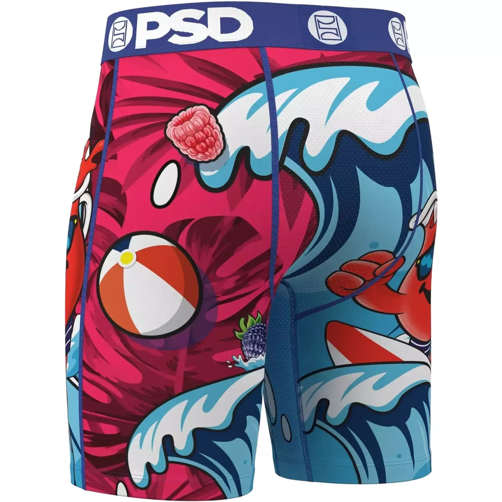 PSD Men's Kool-Aid Surf Underwear - RED/BLUE