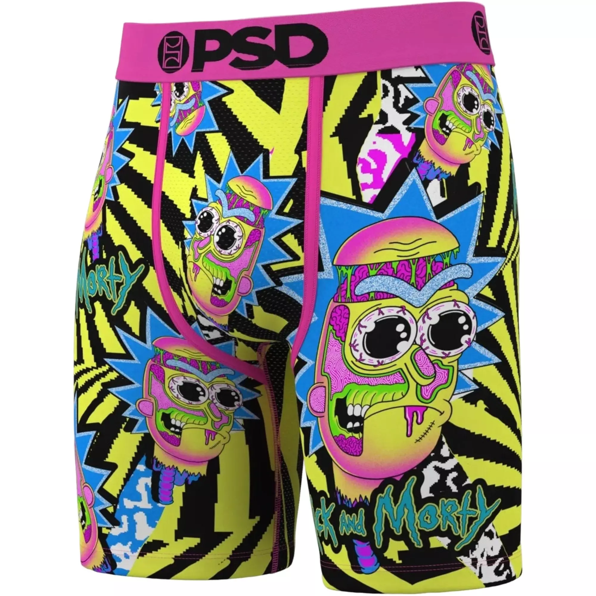 PSD Men's x Rick and Morty Gnarly Underwear - PINK