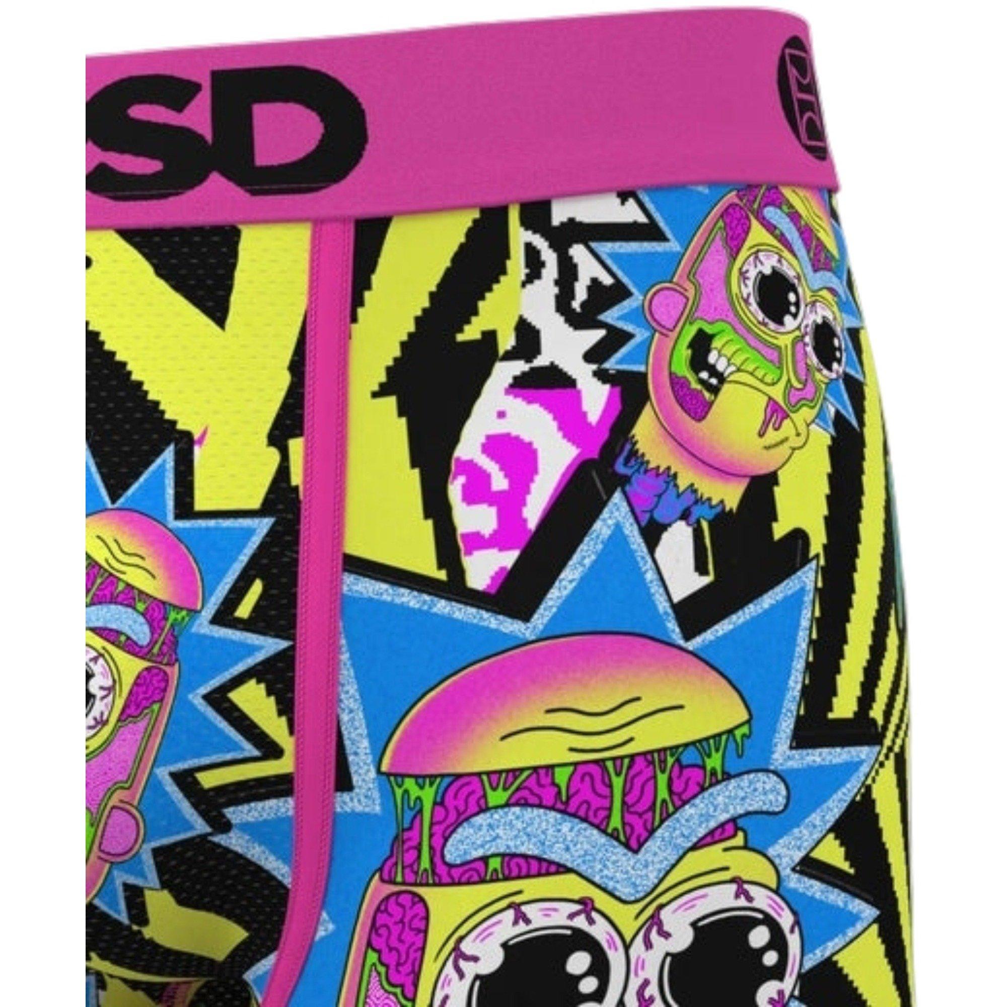 PSD Men's x Rick and Morty Gnarly Underwear - PINK Thumbnail View 5