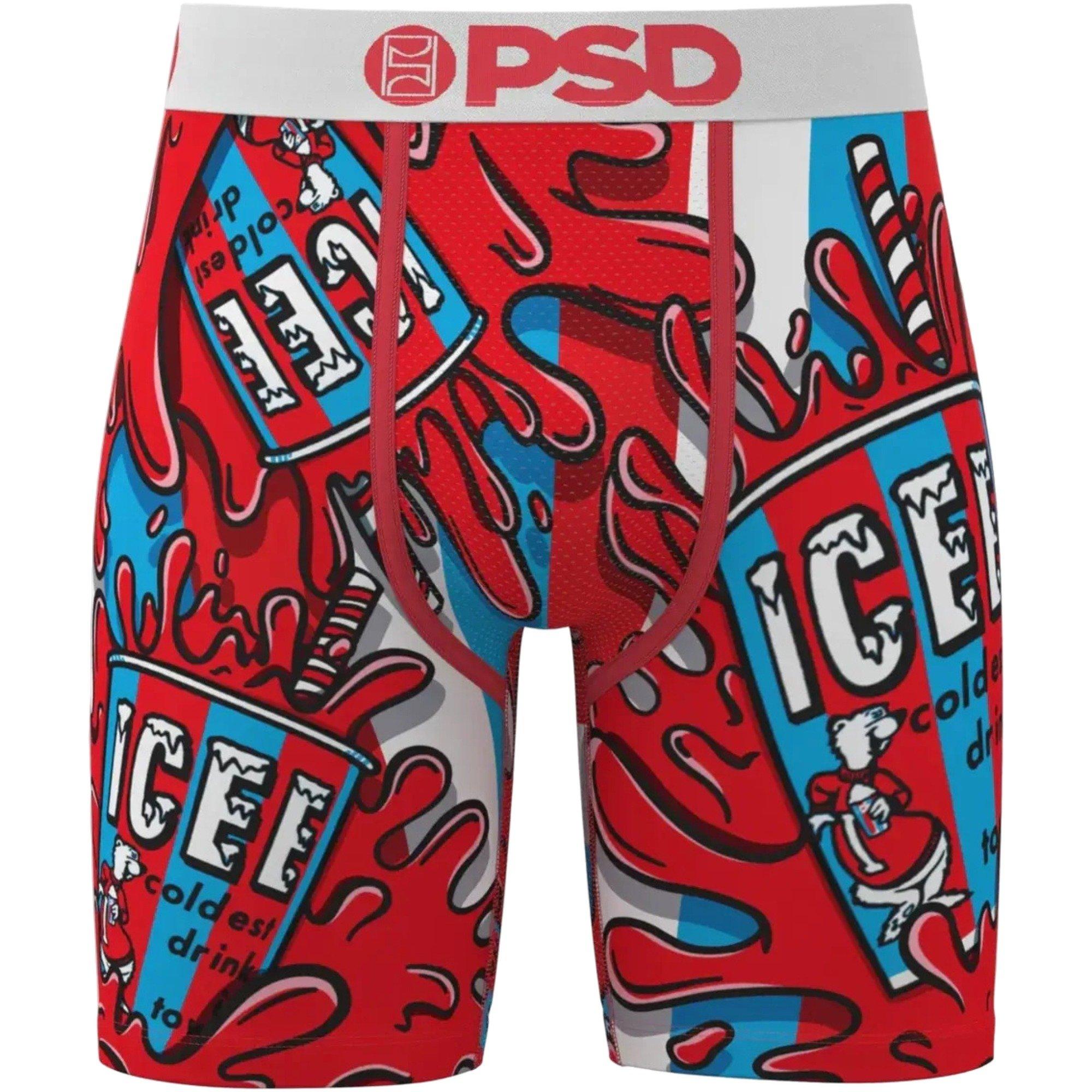 PSD Men's x ICEE Freeze Underwear - RED/WHITE Thumbnail View 1