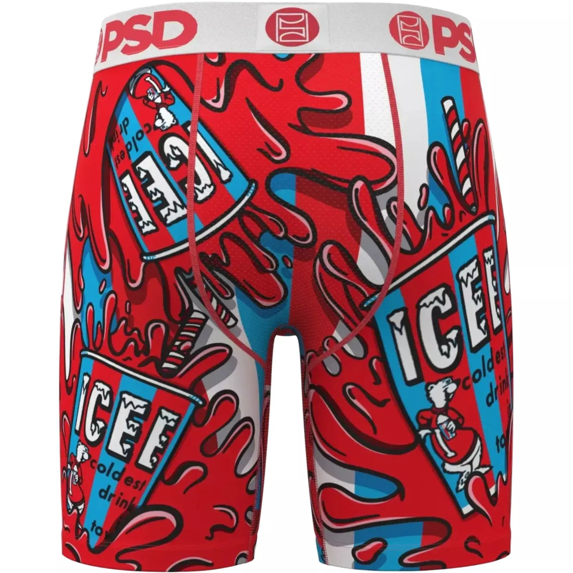 PSD Men's x ICEE Freeze Underwear - RED/WHITE