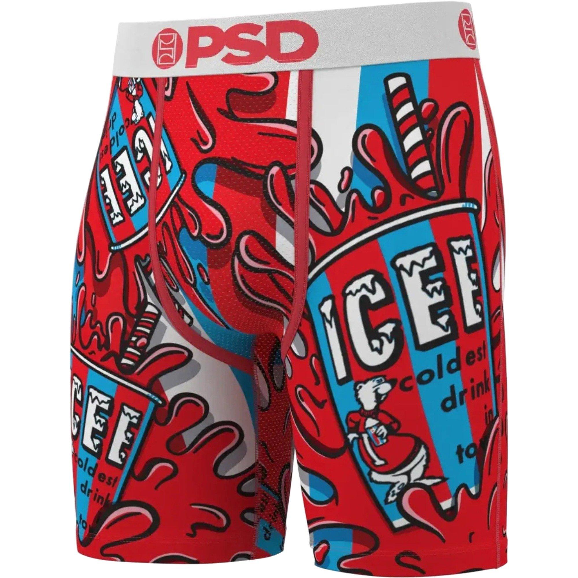 PSD Men's x ICEE Freeze Underwear - RED/WHITE Thumbnail View 3