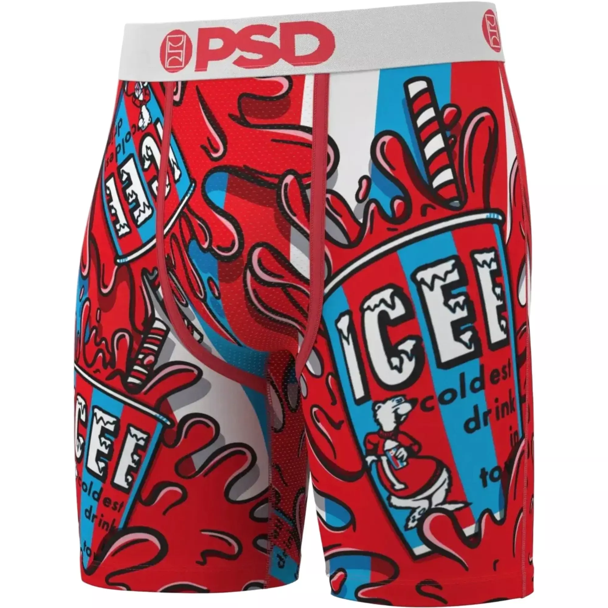 PSD Men's x ICEE Freeze Underwear - RED/WHITE