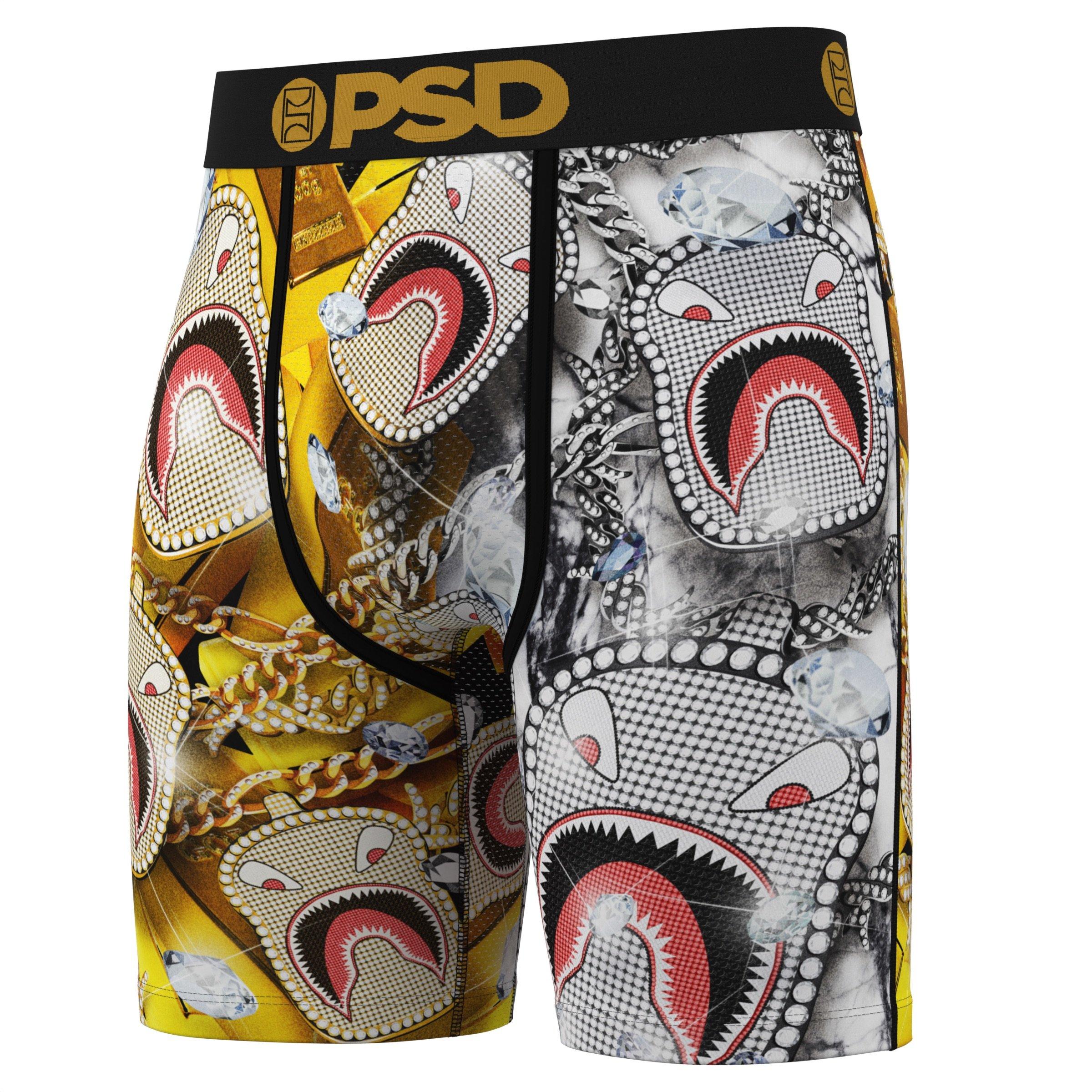 PSD Men's Designer Underwear (3 Pack) - MULTI-COLOR