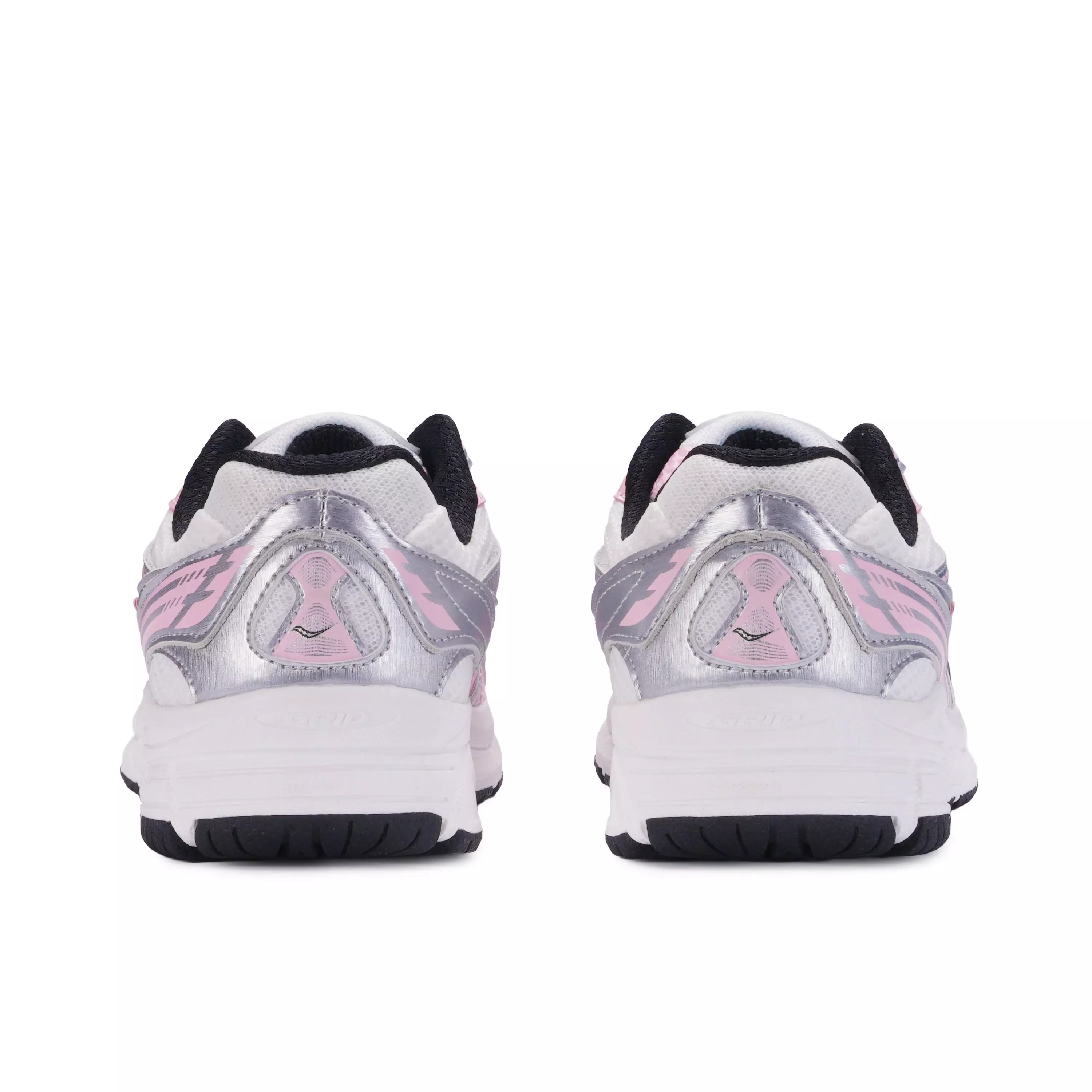 Saucony Grid Legacy "Pink/White/Silver" Preschool Girls' Shoe - WHITE/PINK/SILVER