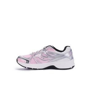 Saucony Grid Legacy "Pink/White/Silver" Toddler Girls' Shoe - WHITE/PINK/SILVER