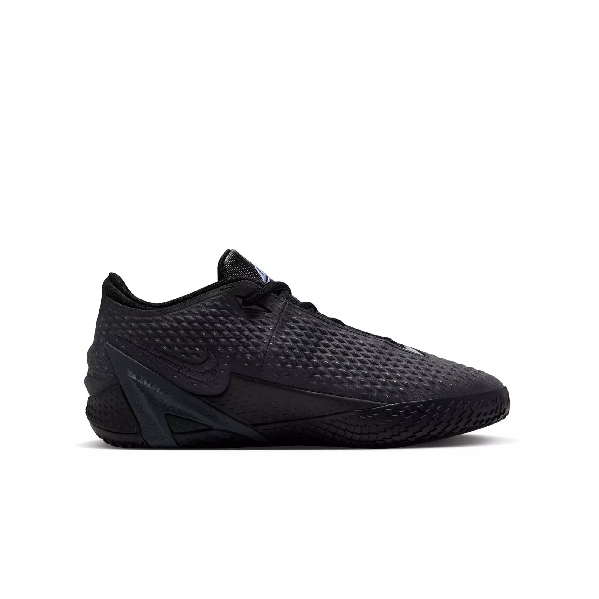 Nike Ja 4 "Dark Mode" Grade School Kids' Basketball Shoe - BLACK/METALLIC SILVER/COBALT BLISS