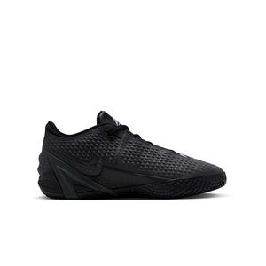 Nike Ja 4 "Dark Mode" Grade School Kids' Basketball Shoe - BLACK/METALLIC SILVER/COBALT BLISS