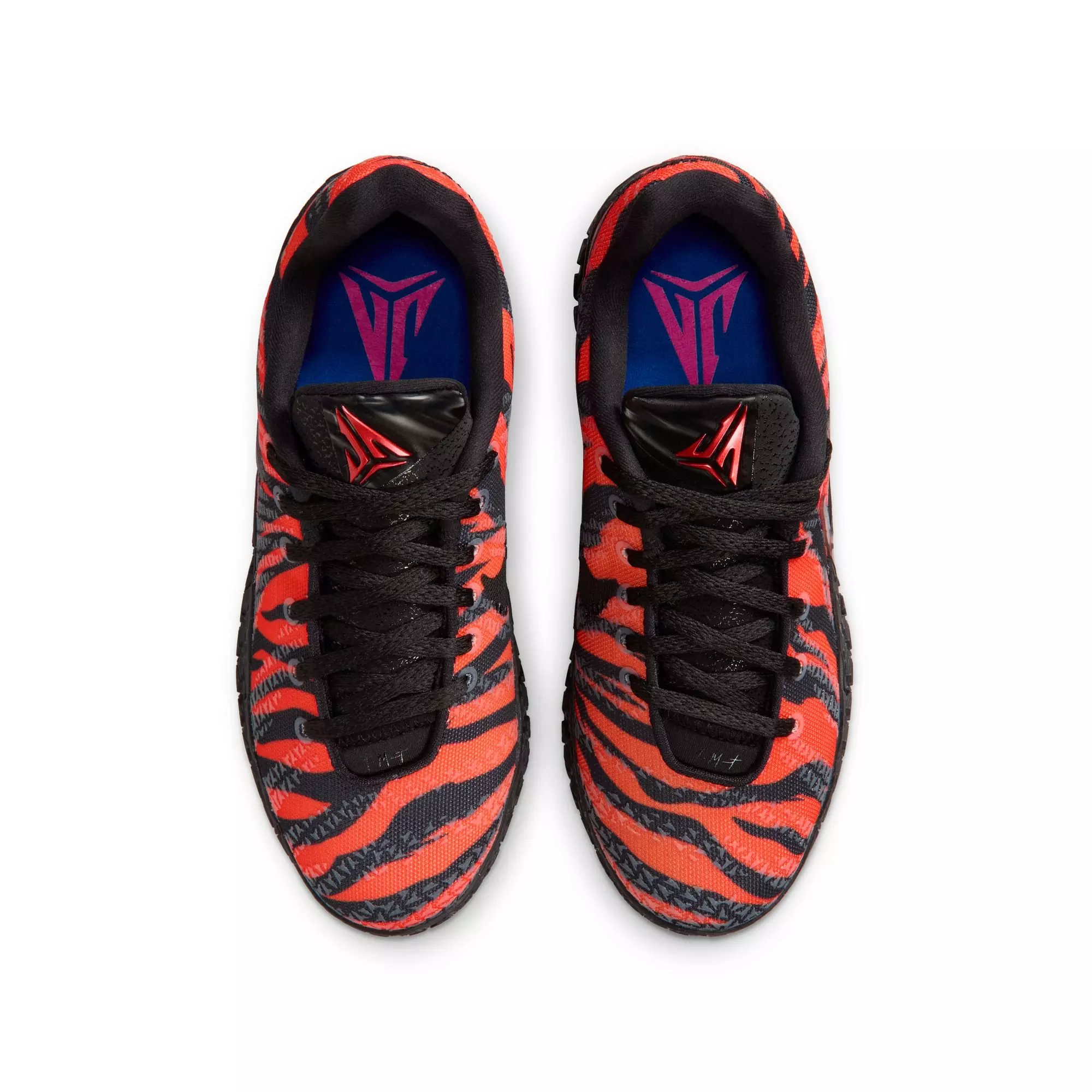 Nike Ja 3 "Tiger" Grade School Kids' Basketball Shoe - SAFETY ORANGE/BLACK/UNIVERSITY RED