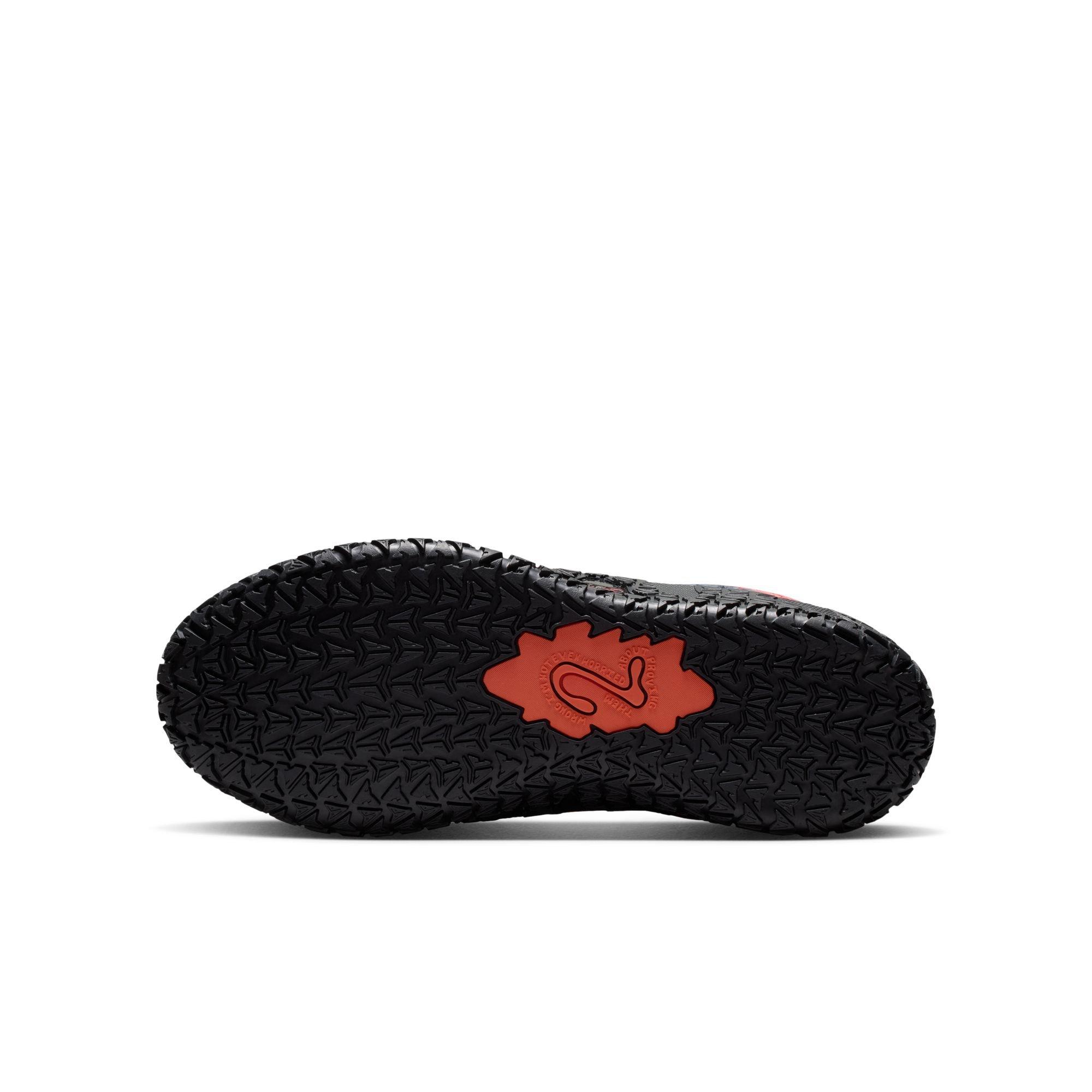 Nike Ja 3 "Tiger" Grade School Kids' Basketball Shoe - SAFETY ORANGE/BLACK/UNIVERSITY RED Thumbnail View 9
