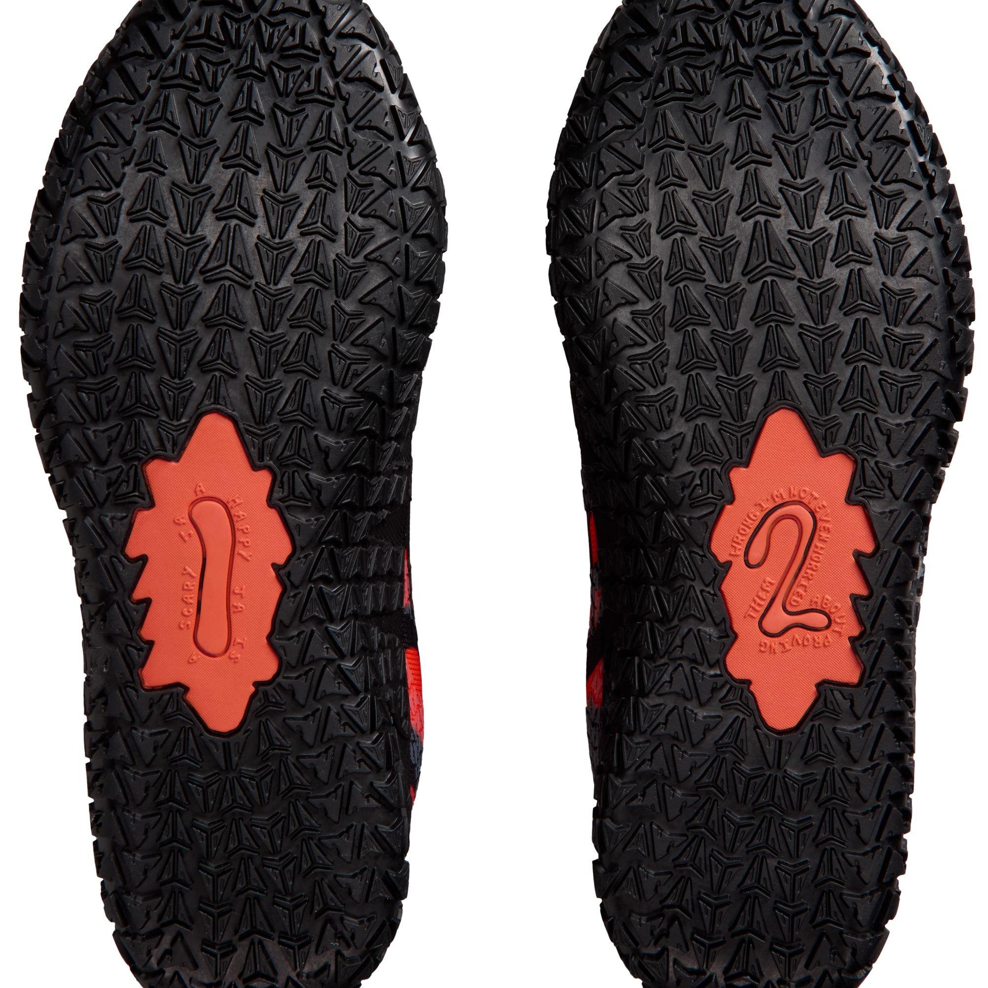 Nike Ja 3 "Tiger" Grade School Kids' Basketball Shoe - SAFETY ORANGE/BLACK/UNIVERSITY RED Thumbnail View 10