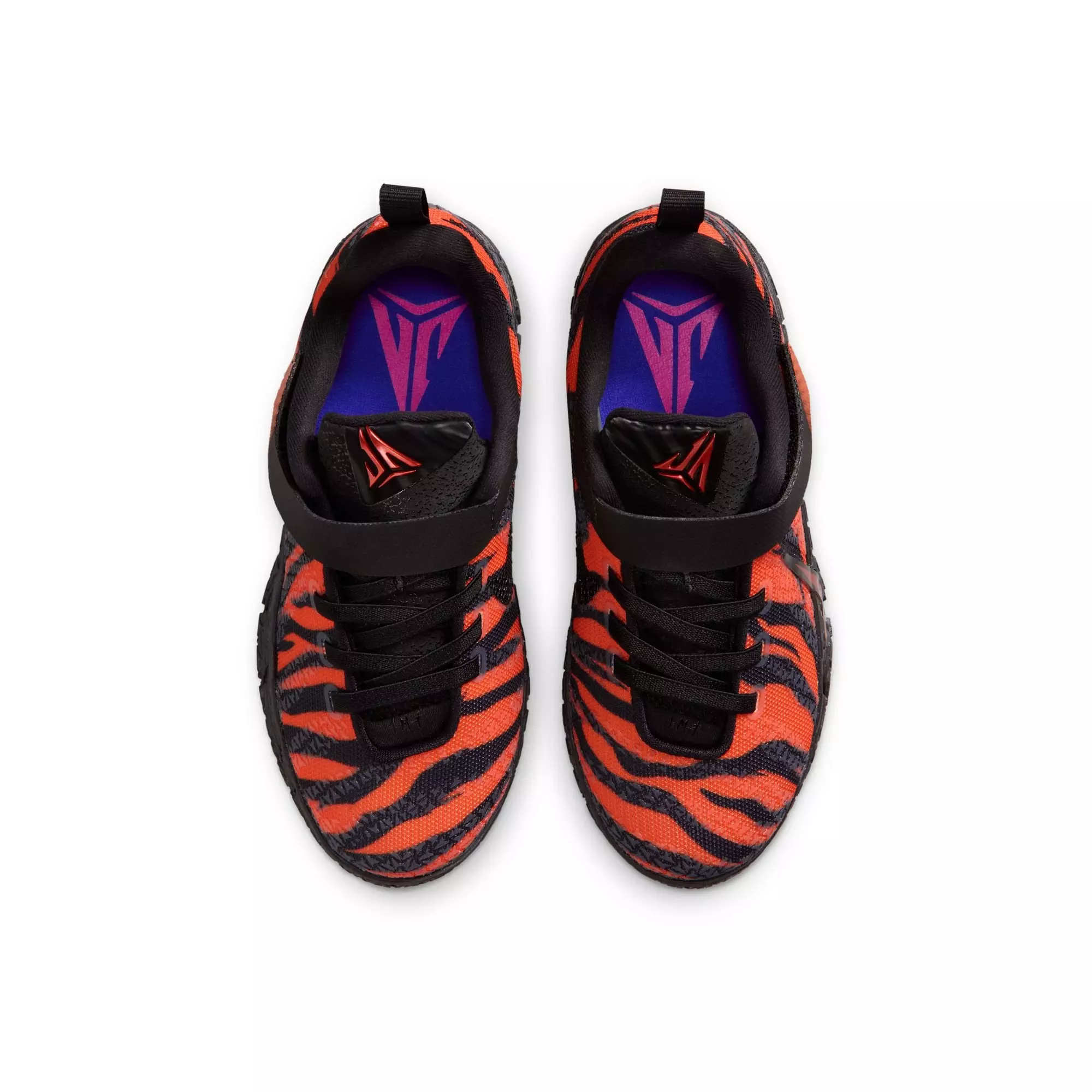 Nike Ja 3 "Tiger" Preschool Kids' Basketball Shoe - SAFETY ORANGE/BLACK/UNIVERSITY RED