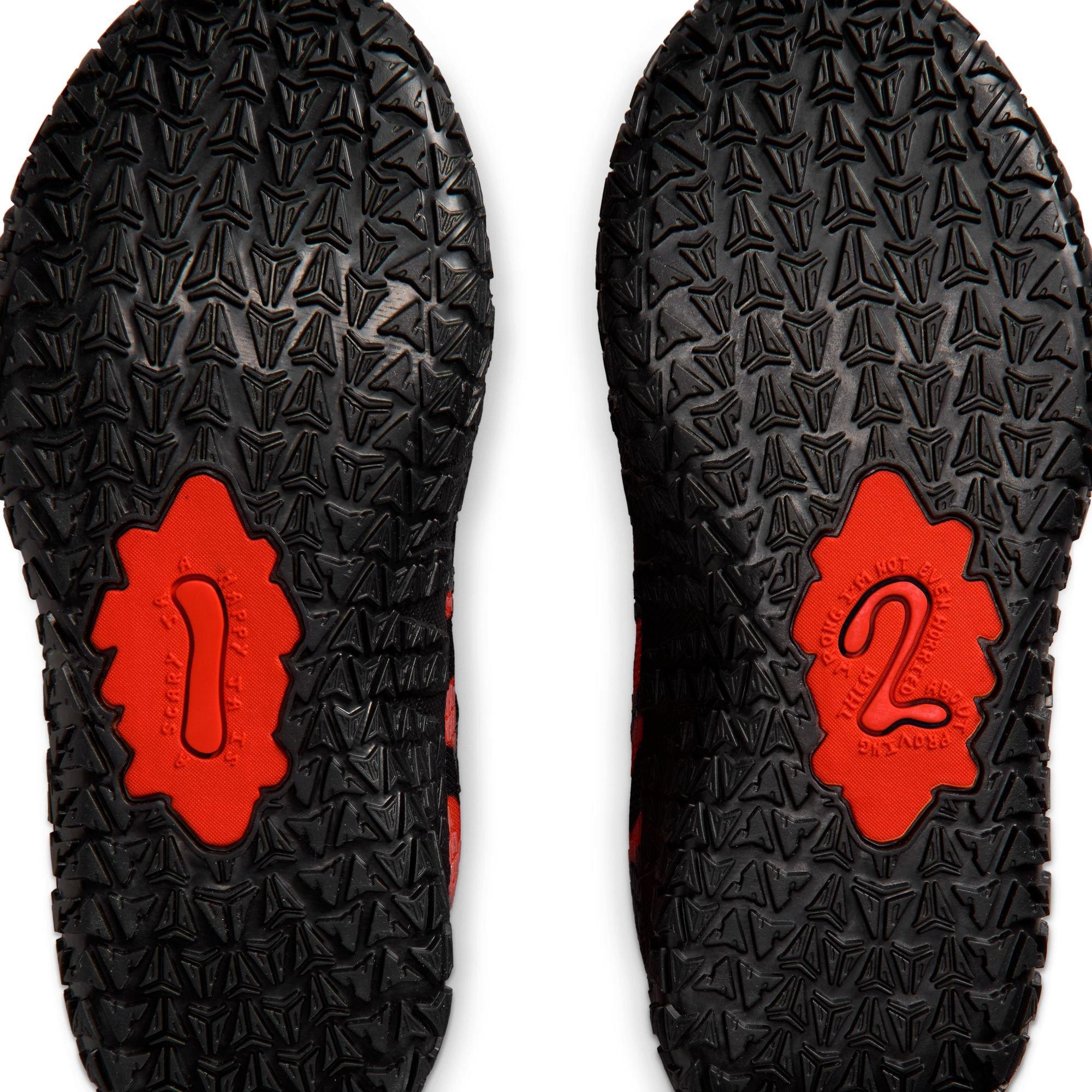Nike Ja 3 "Tiger" Preschool Kids' Basketball Shoe - SAFETY ORANGE/BLACK/UNIVERSITY RED Thumbnail View 9